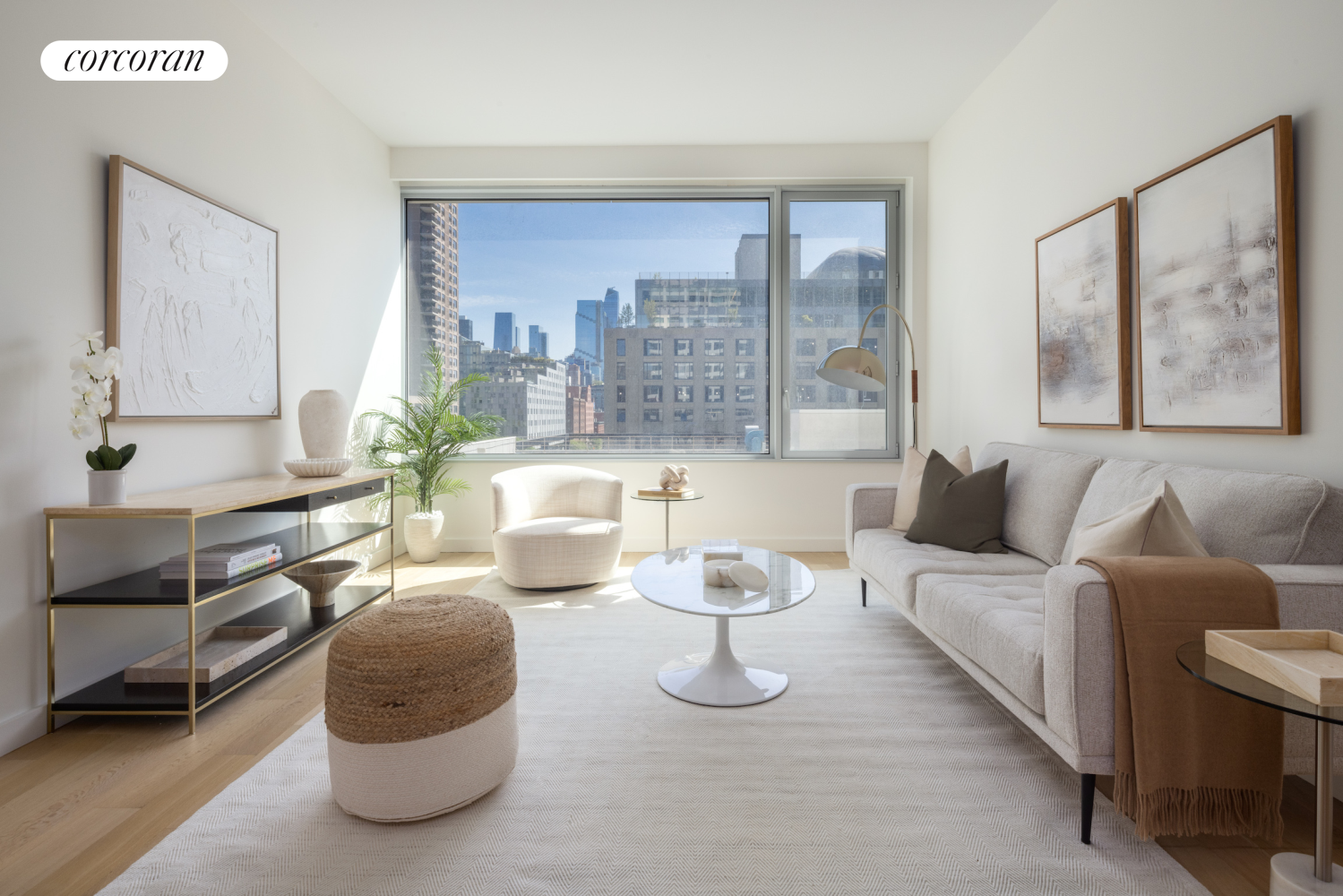 611 West 56th Street 4C, Middle West Side, Midtown West, NYC - 2 Bedrooms  
2 Bathrooms  
4 Rooms - 
