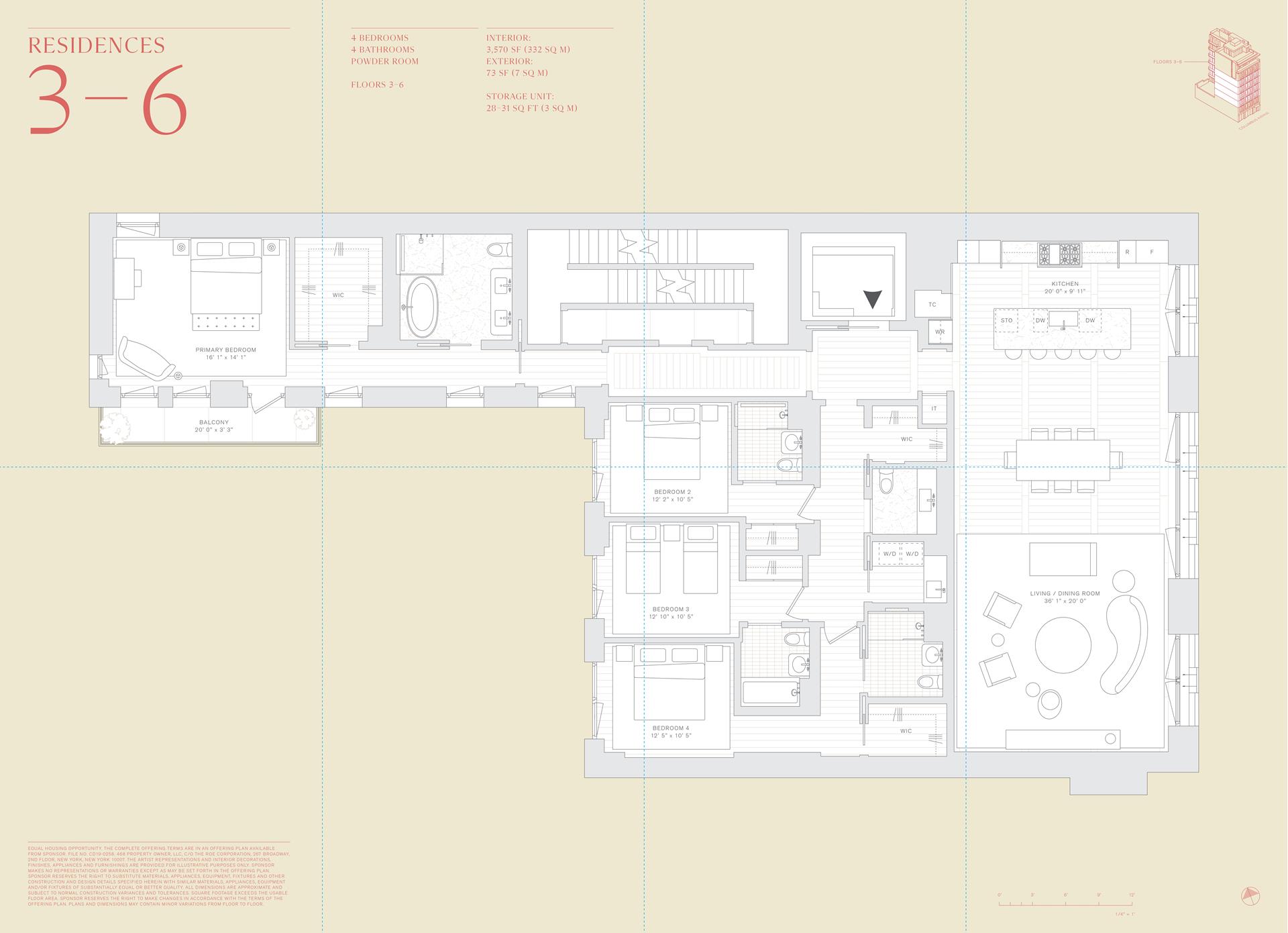 Floorplan for 470 Columbus Avenue, UNIT3