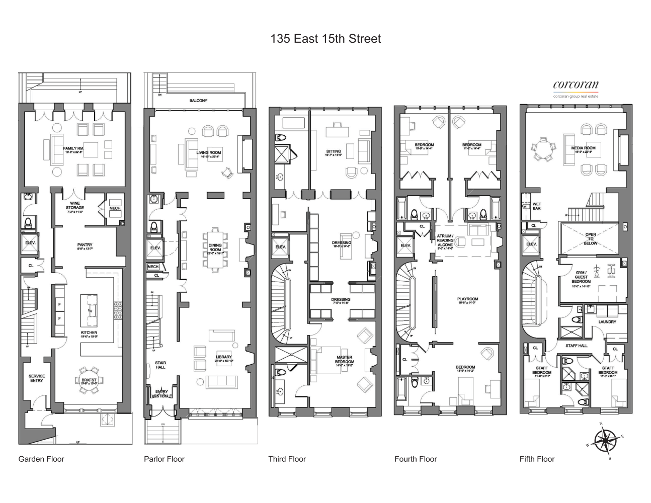 Floorplan for 135 East 15th Street