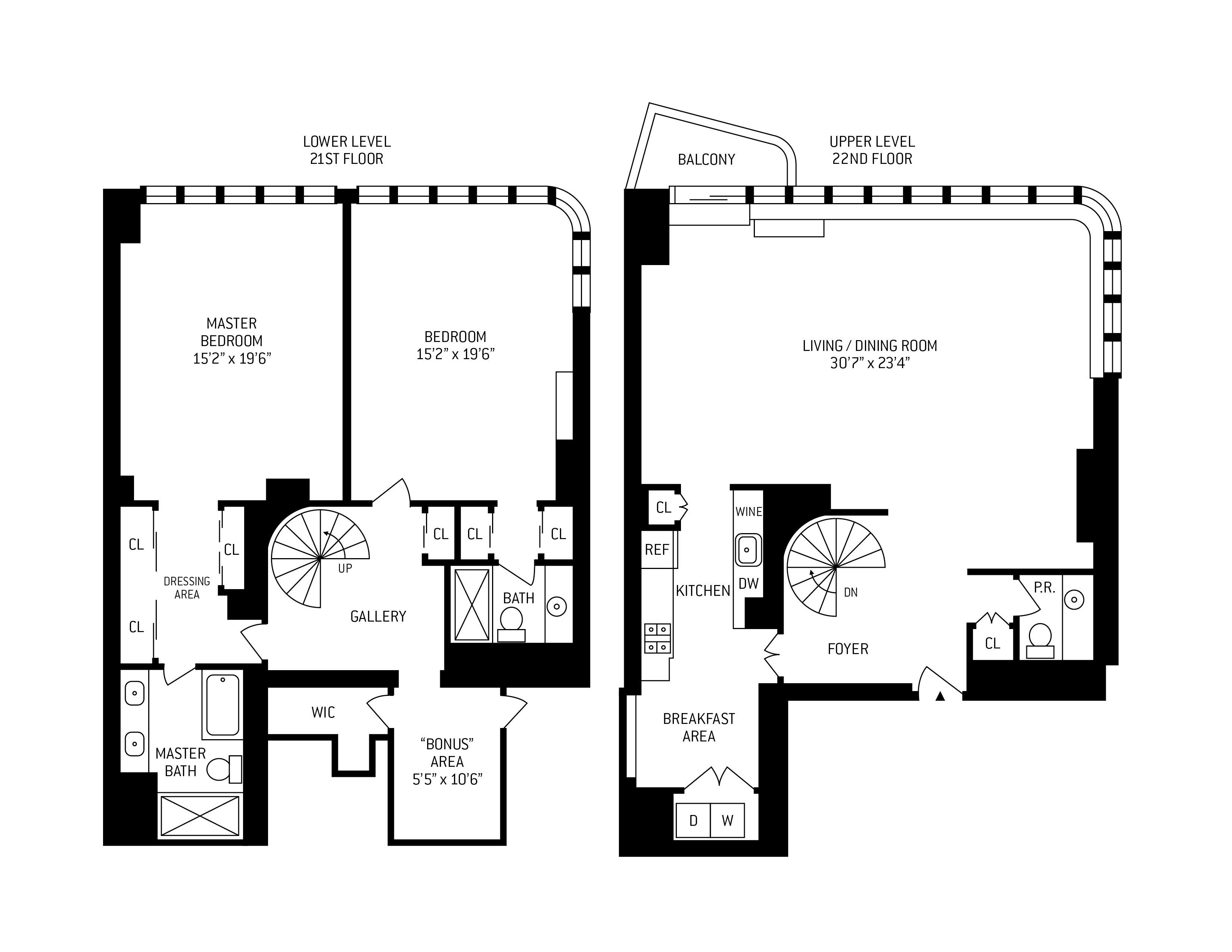 Floorplan for 211 Madison Avenue, 22-A