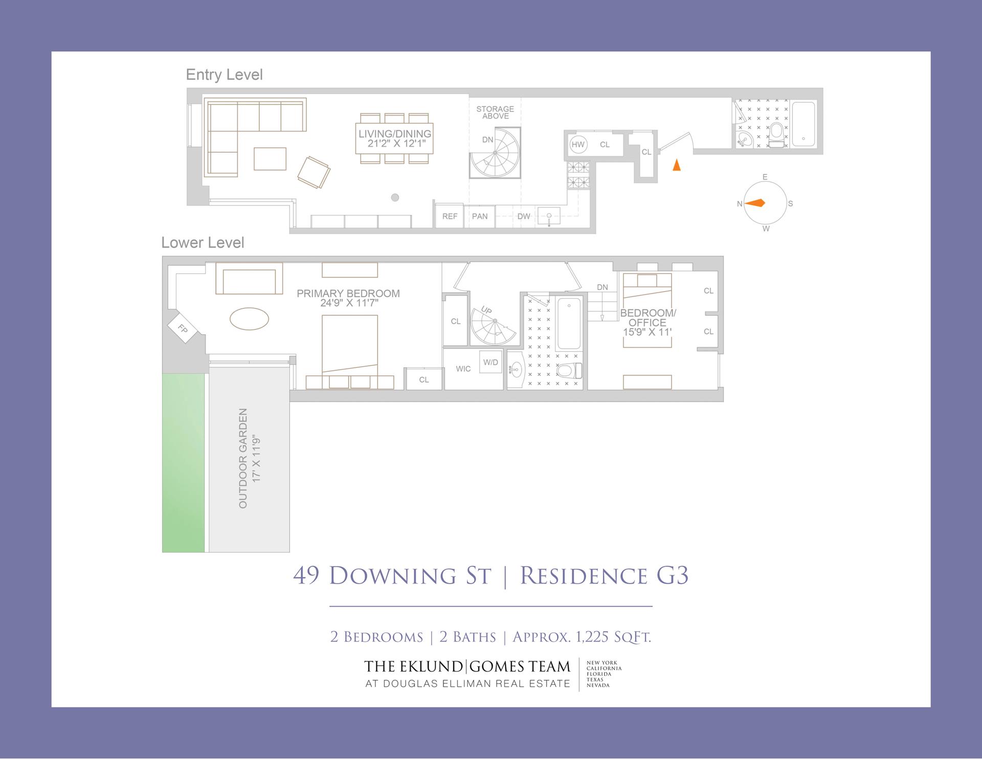 Floorplan for 49 Downing Street, G3