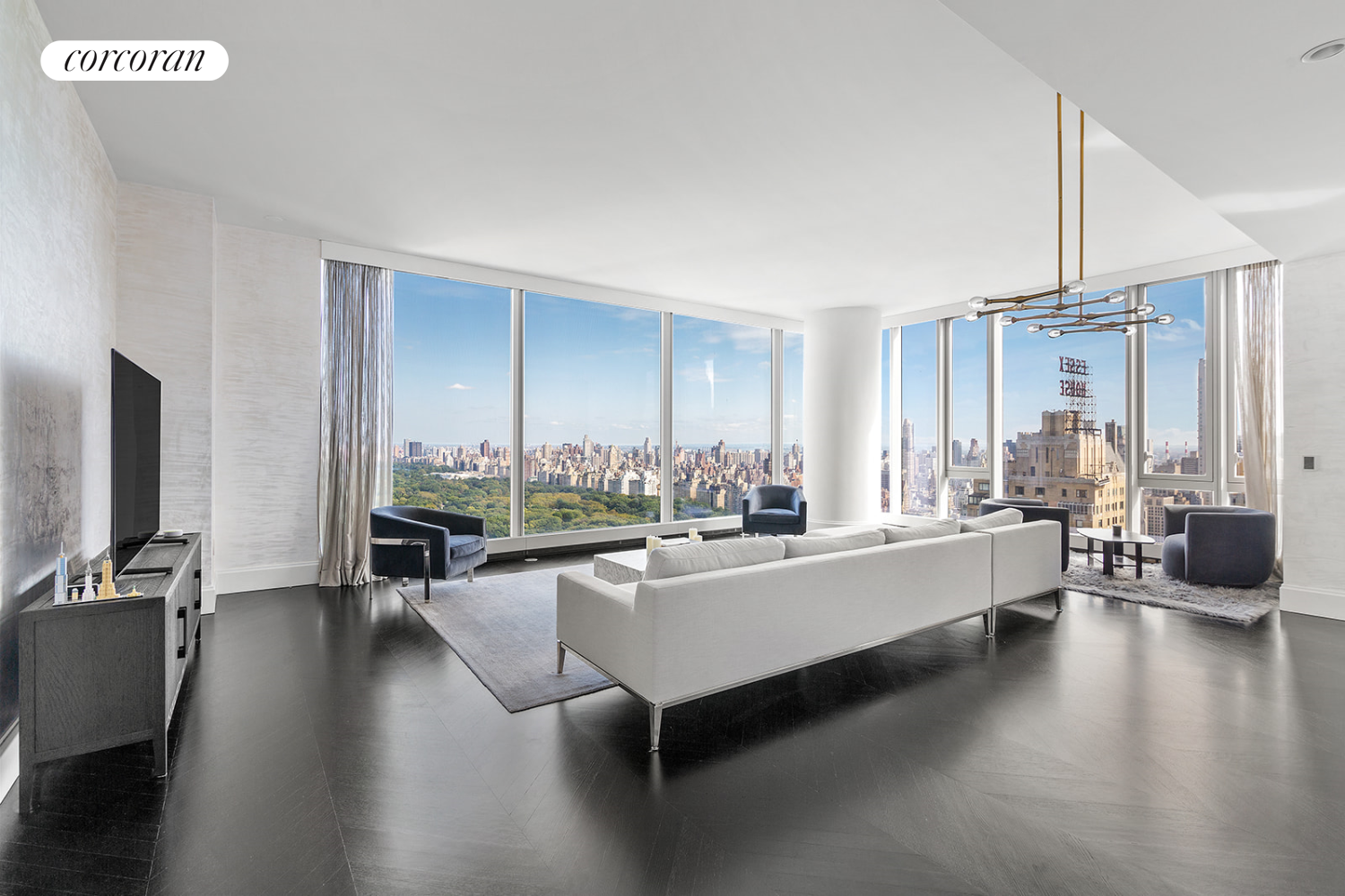 217 West 57th Street 43C, Central Park South, Midtown West, NYC - 3 Bedrooms  
3.5 Bathrooms  
5 Rooms - 