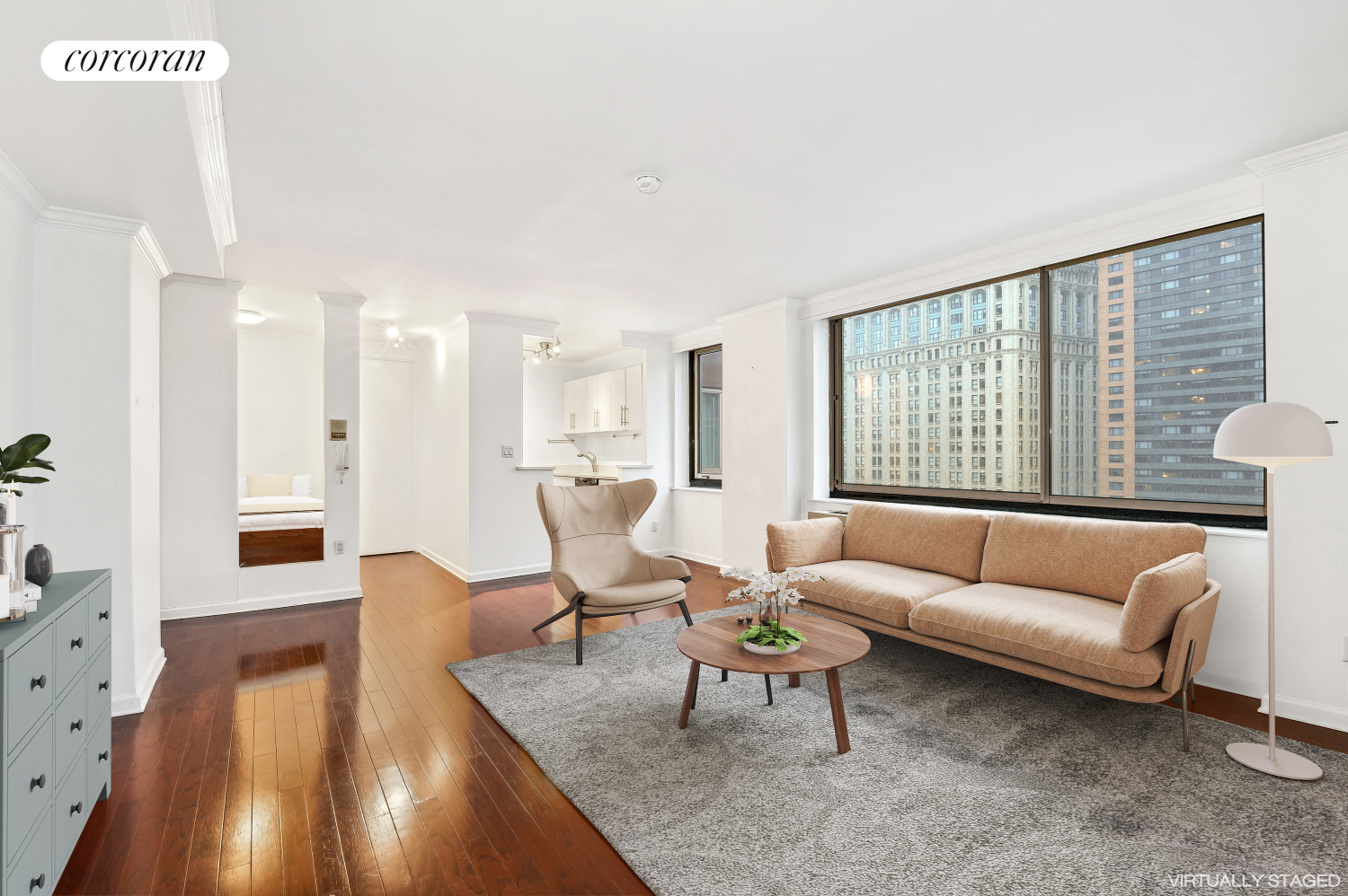 250 South End Avenue 12F, Battery Park City, Downtown, NYC - 1 Bathrooms  
2 Rooms - 