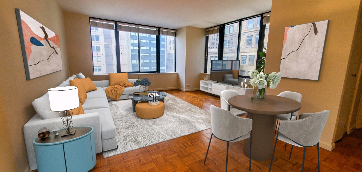 445 5th Avenue 32H, Middle West Side, Midtown West, NYC - 1 Bedrooms  
1 Bathrooms  
3 Rooms - 