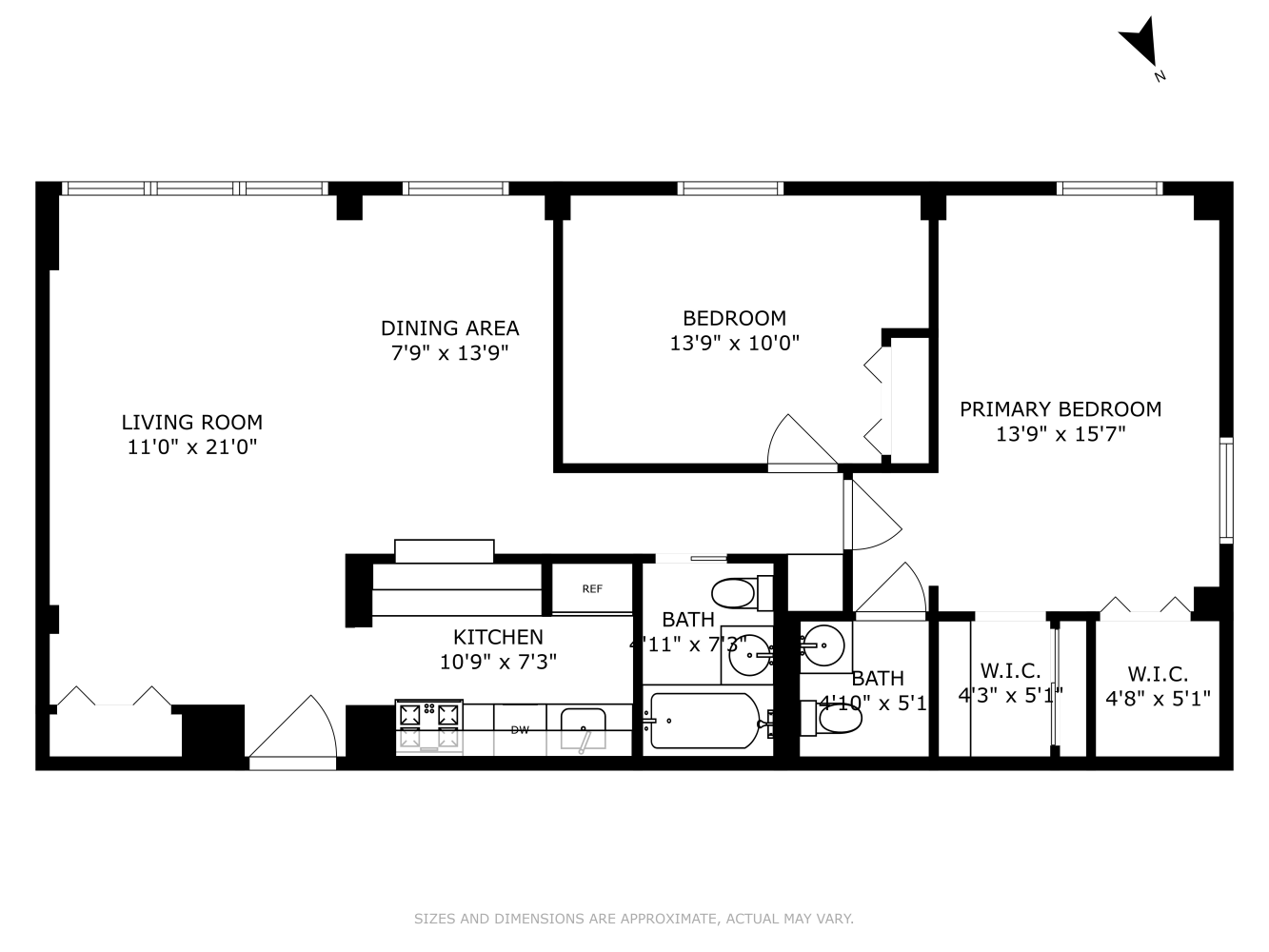 Floorplan for 575 Main Street, 1602