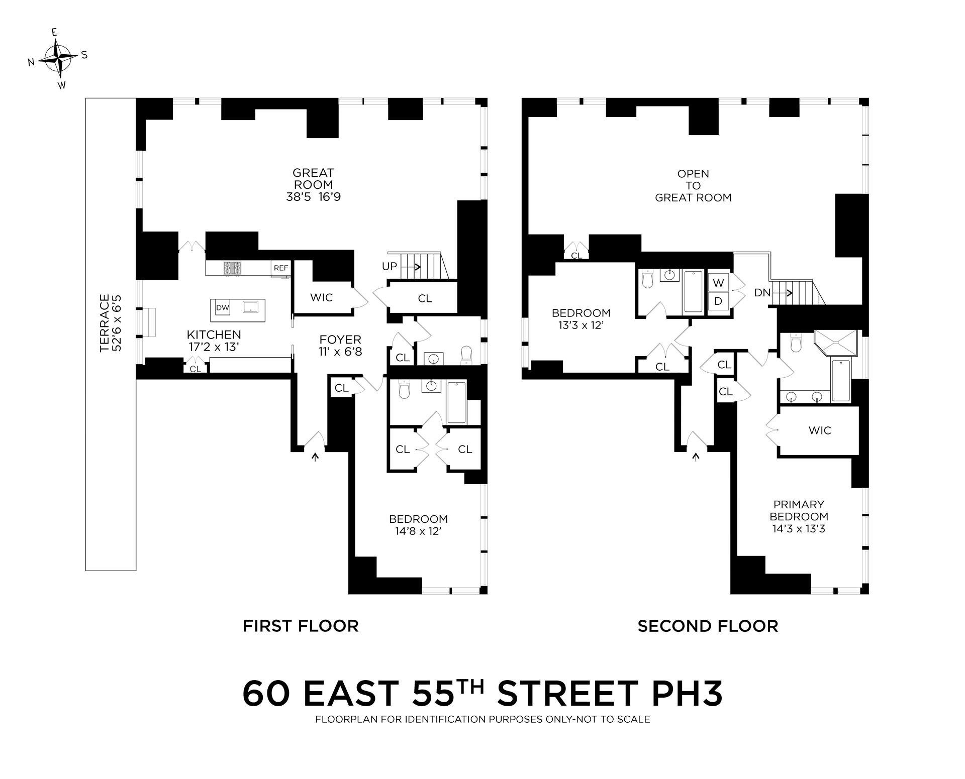 Floorplan for 60 East 55th Street, PH3