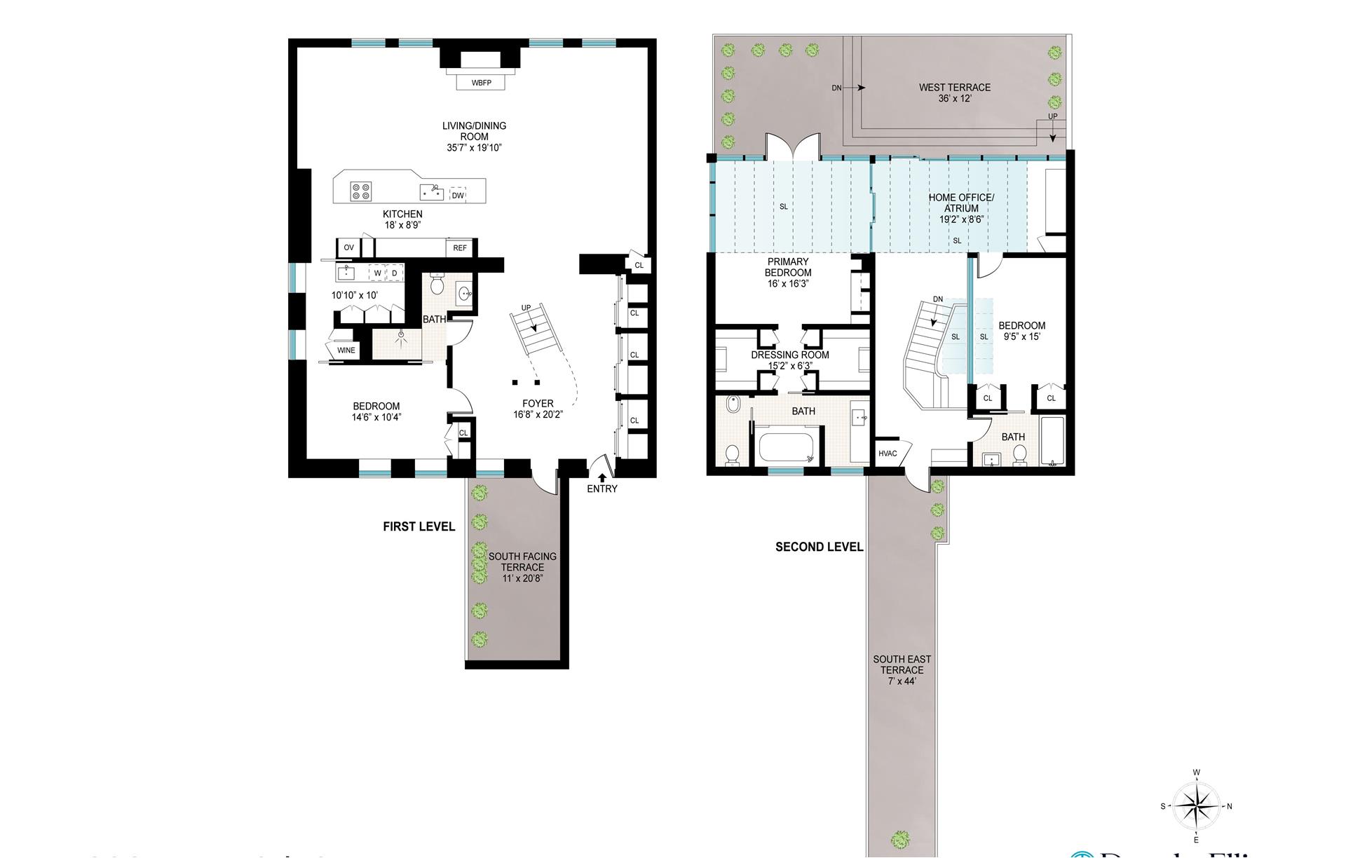 Floorplan for 380 West 12th Street, PHE