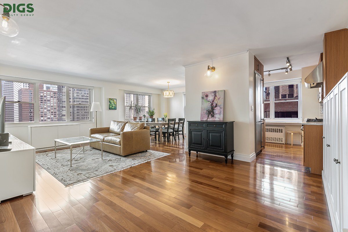 400 East 54th Street 19C, Sutton, Midtown East, NYC - 3 Bedrooms  
2 Bathrooms  
5 Rooms - 