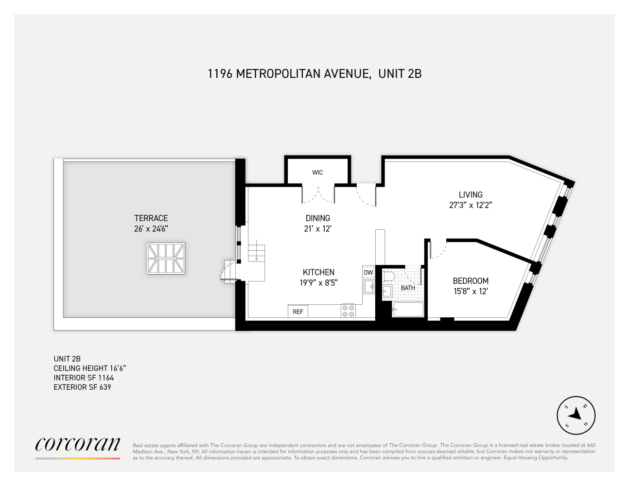 Floorplan for 1196 Metropolitan Avenue, 2B