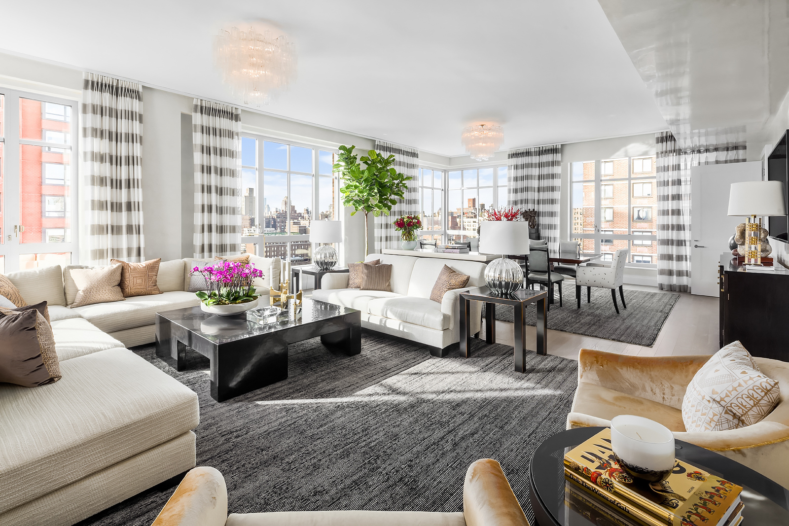 200 East 95th Street 18A, Yorkville, Upper East Side, NYC - 5 Bedrooms  
4.5 Bathrooms  
7 Rooms - 