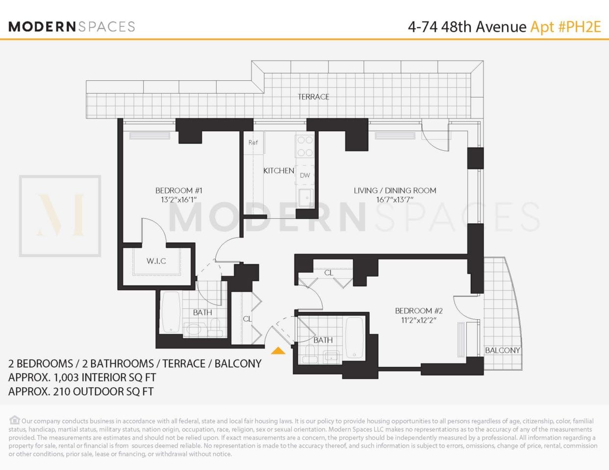 Floorplan for 4-74 48th Avenue