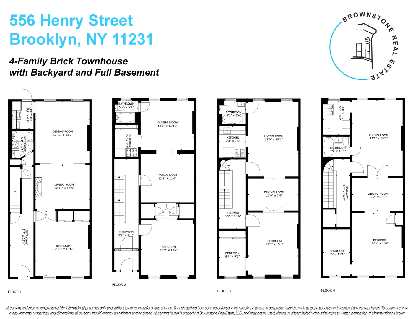 Floorplan for 556 Henry Street