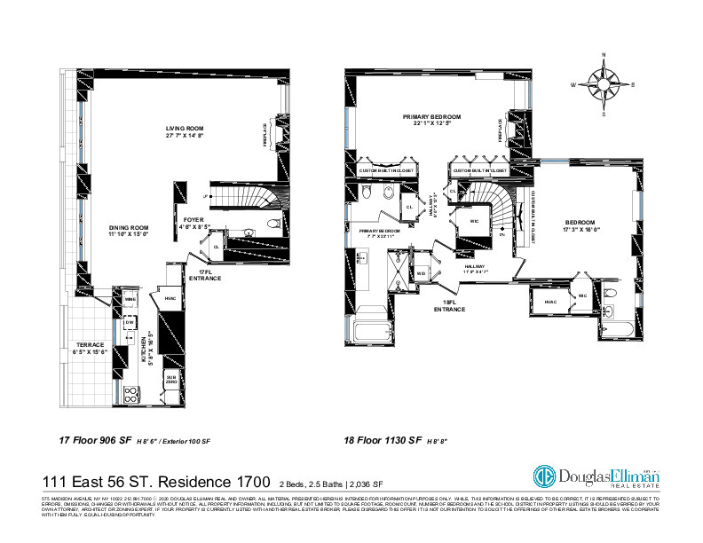 Floorplan for 111 East 56th Street, 1700