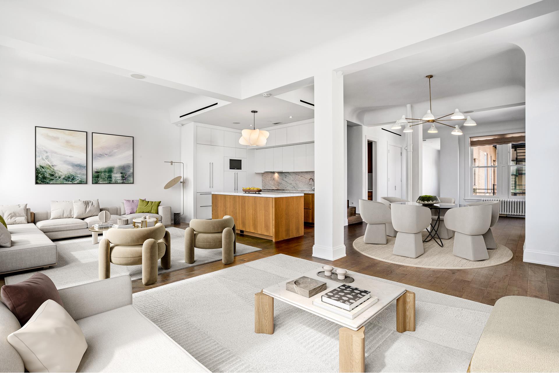 366 Broadway 10D, Tribeca, Downtown, NYC - 4 Bedrooms  
3.5 Bathrooms  
7 Rooms - 