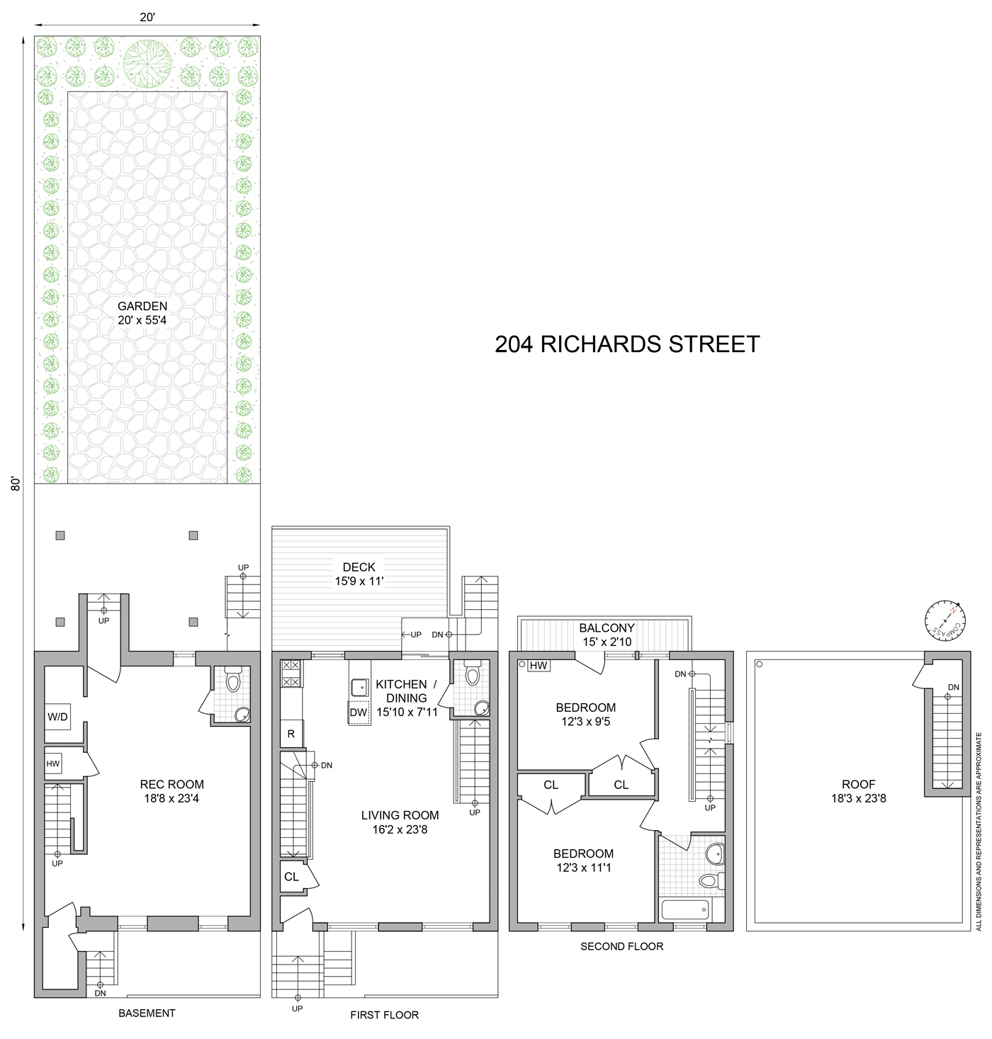 Floorplan for 204 Richards Street, 204 RICHAR