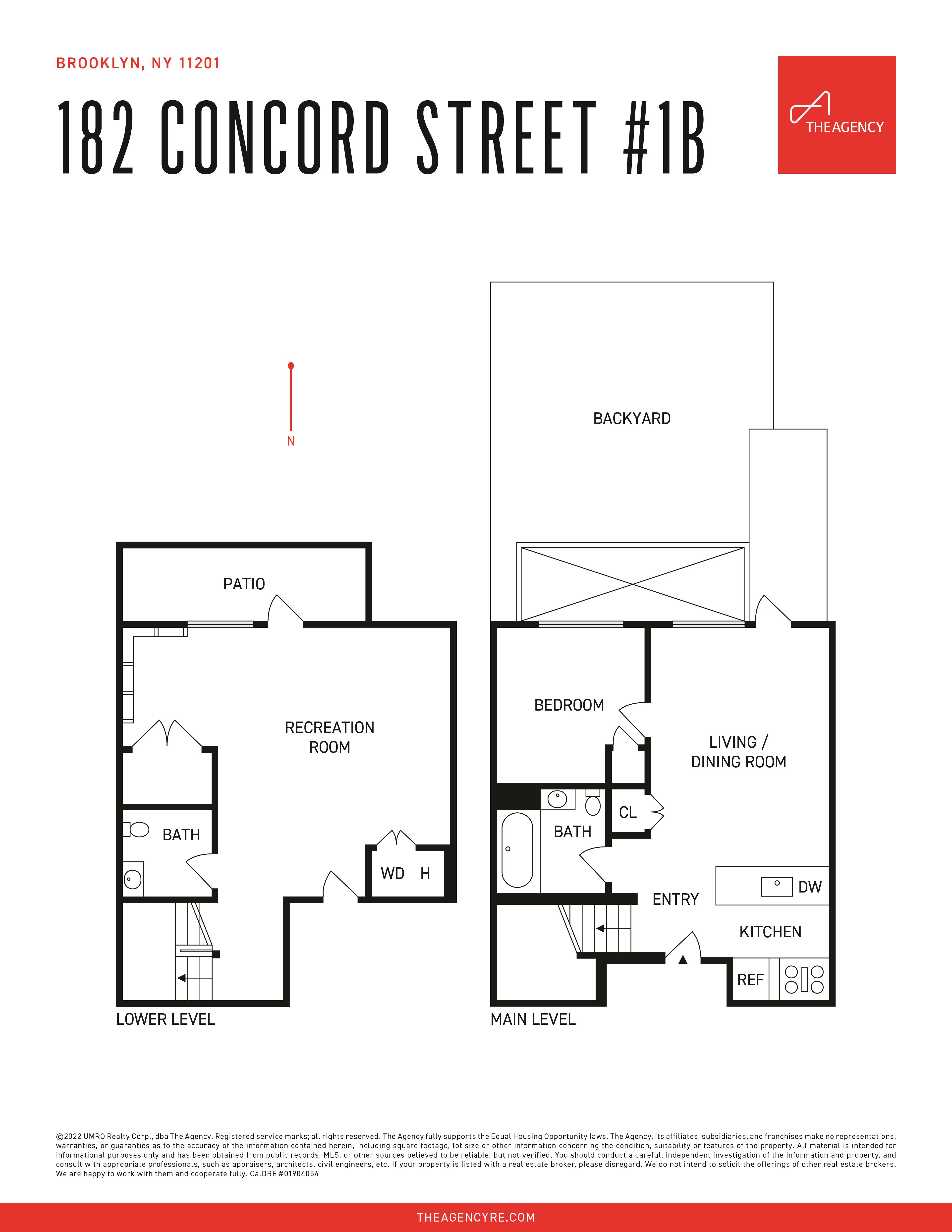 Floorplan for 182 Concord Street, 1-B