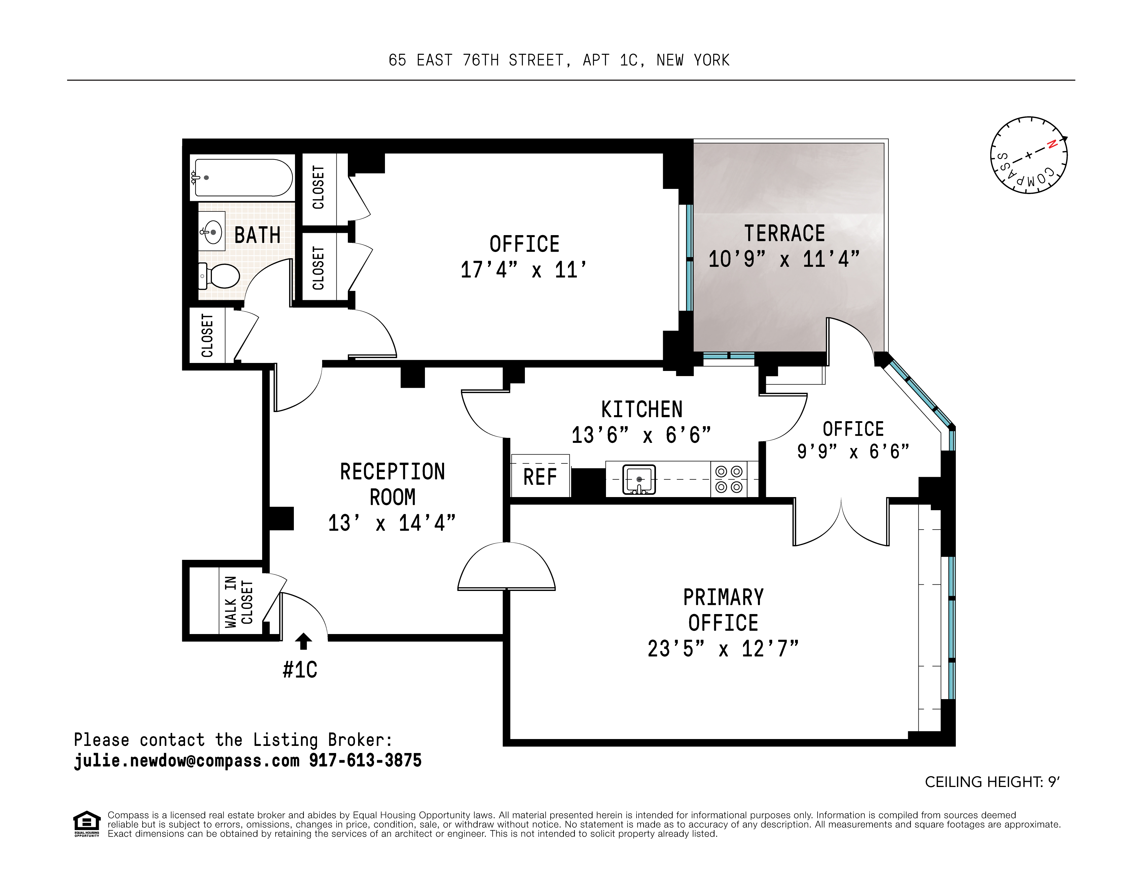 65 E 76th Street, New York, NY 10021, 2 Bedrooms Bedrooms, 4 Rooms Rooms,1 BathroomBathrooms,Residential,For Sale,76th,COMP-1418813458532719265