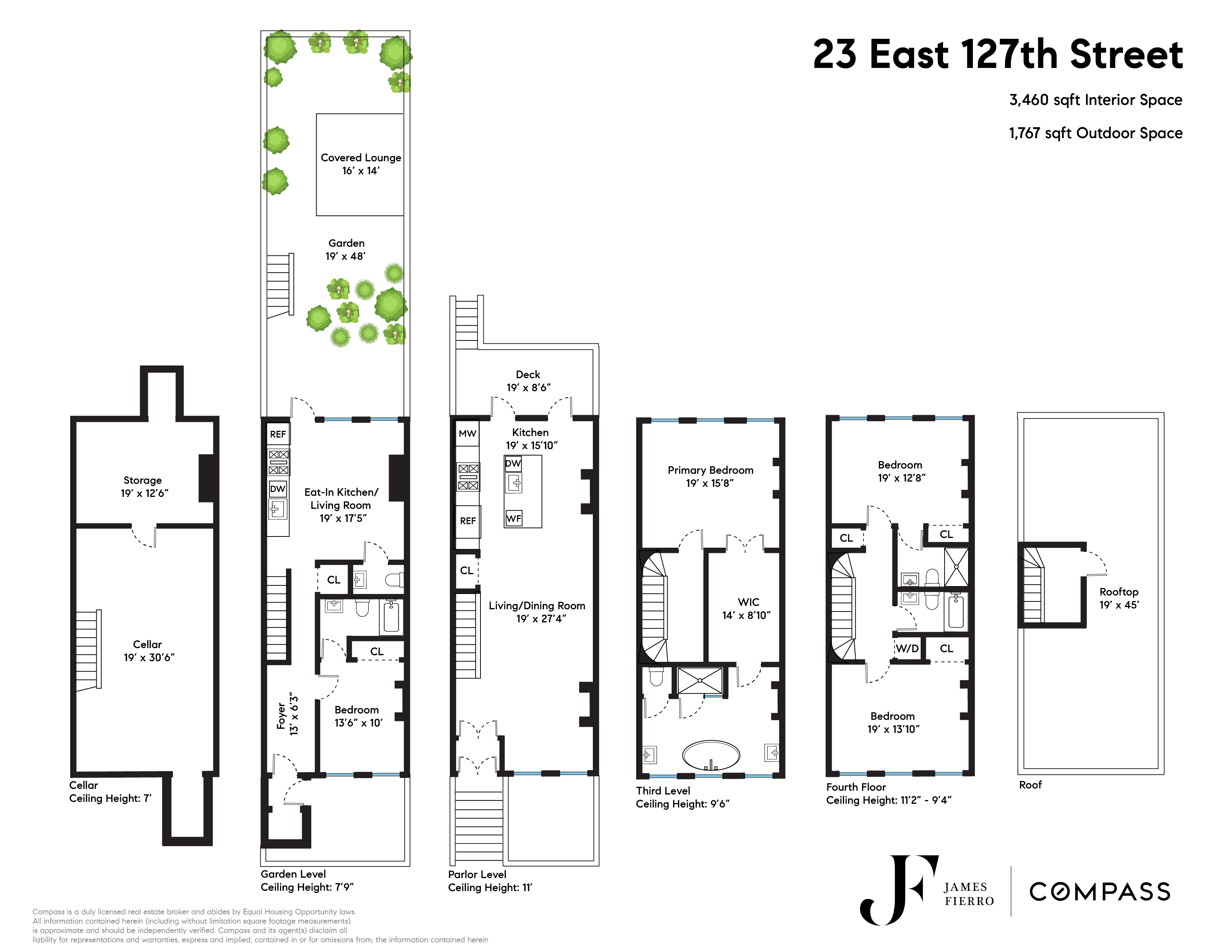 Floorplan for 23 East 127th Street