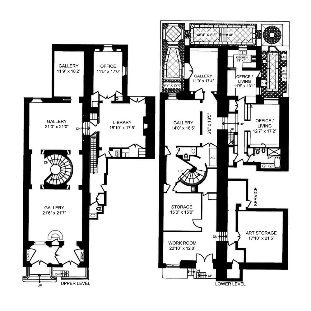 Floorplan for 11 East 70th Street, GALLERY/1A