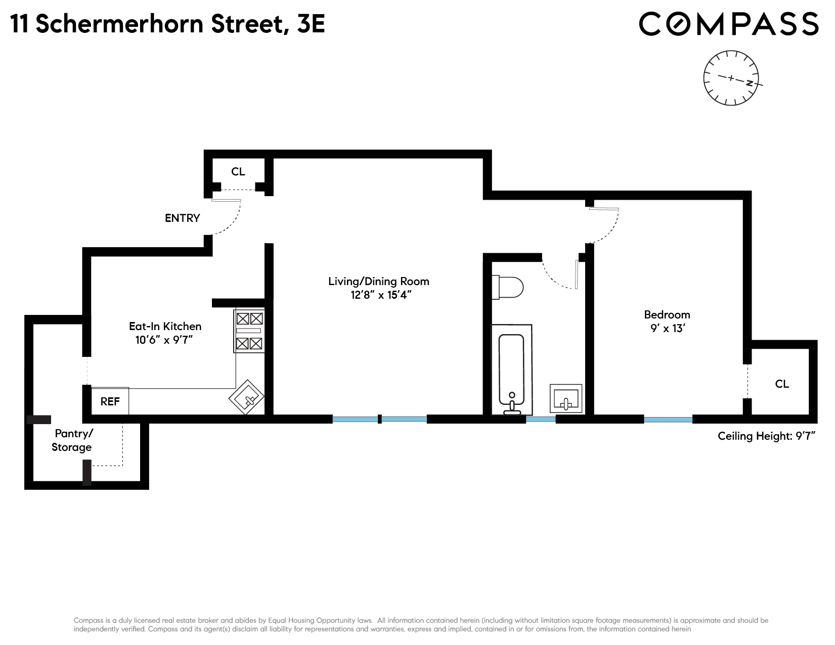 Floorplan for 11 Schermerhorn Street, 3E