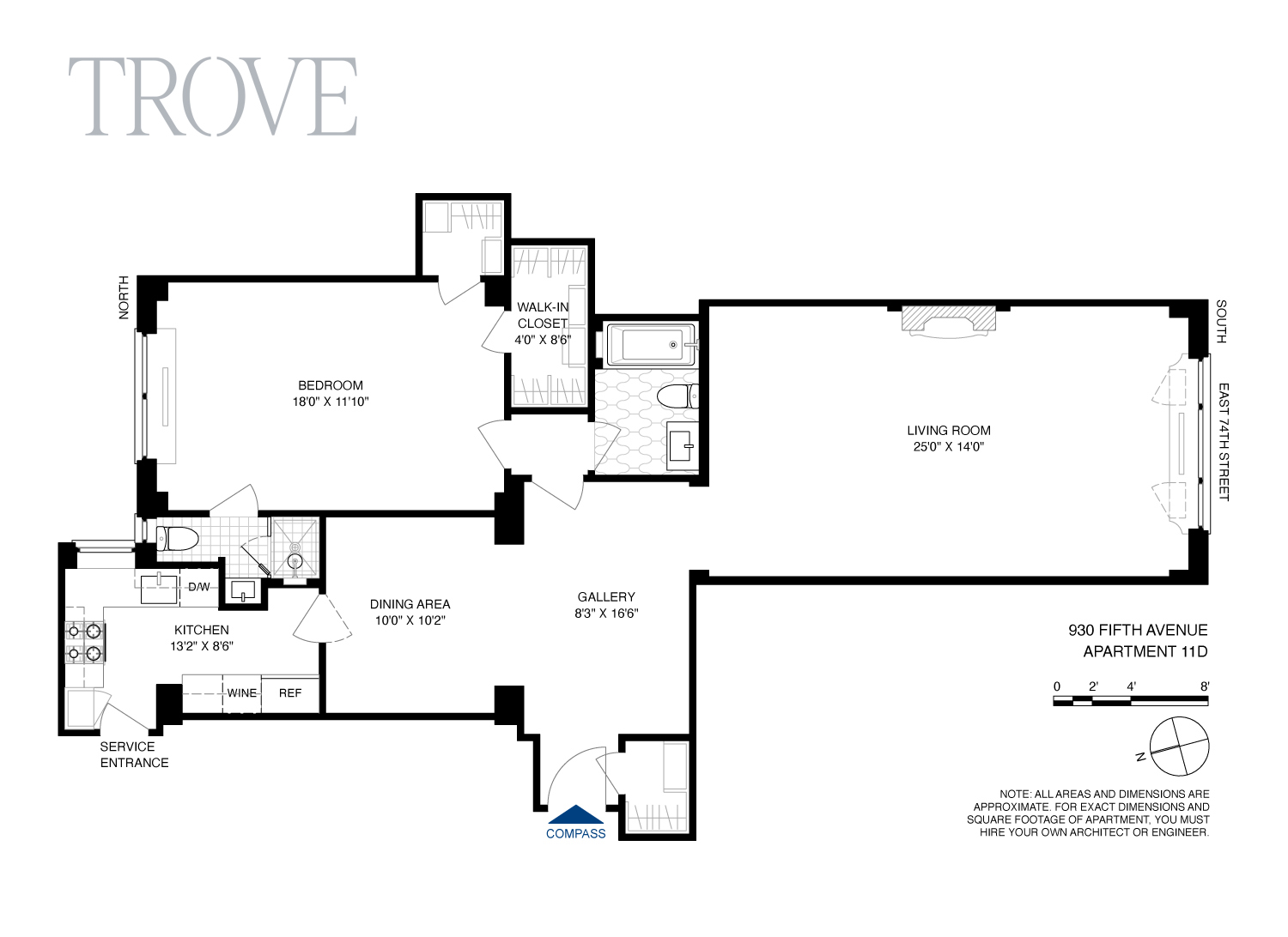 Floorplan for 930 5th Avenue, 11D