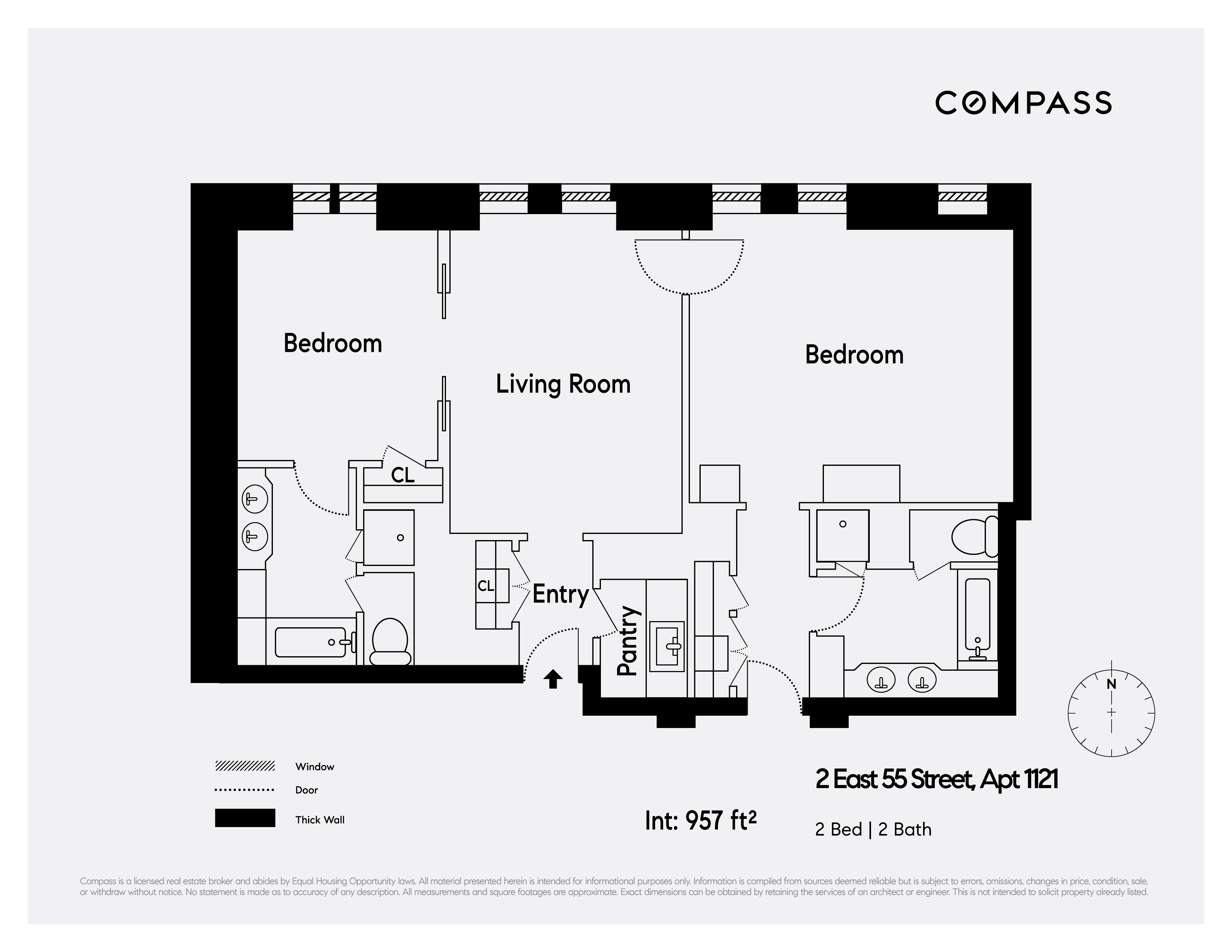 2 E 55th Street, New York, NY 10022, 2 Bedrooms Bedrooms, 4 Rooms Rooms,2 BathroomsBathrooms,Residential,For Sale,55th,COMP-1343452239049168545