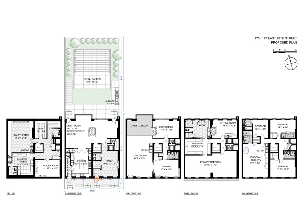 Floorplan for East 78th Street