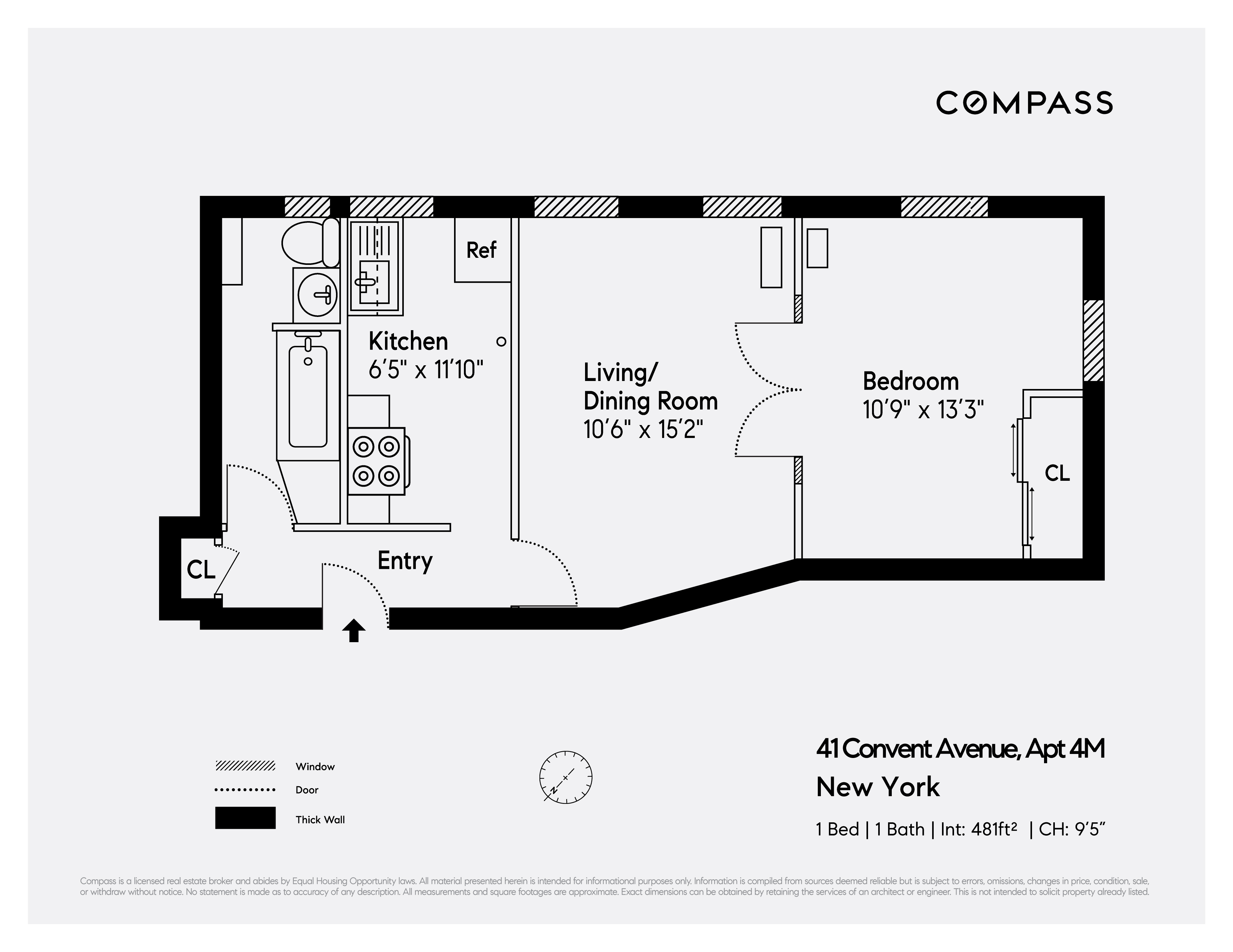 Floorplan for 41 Convent Avenue, 4M