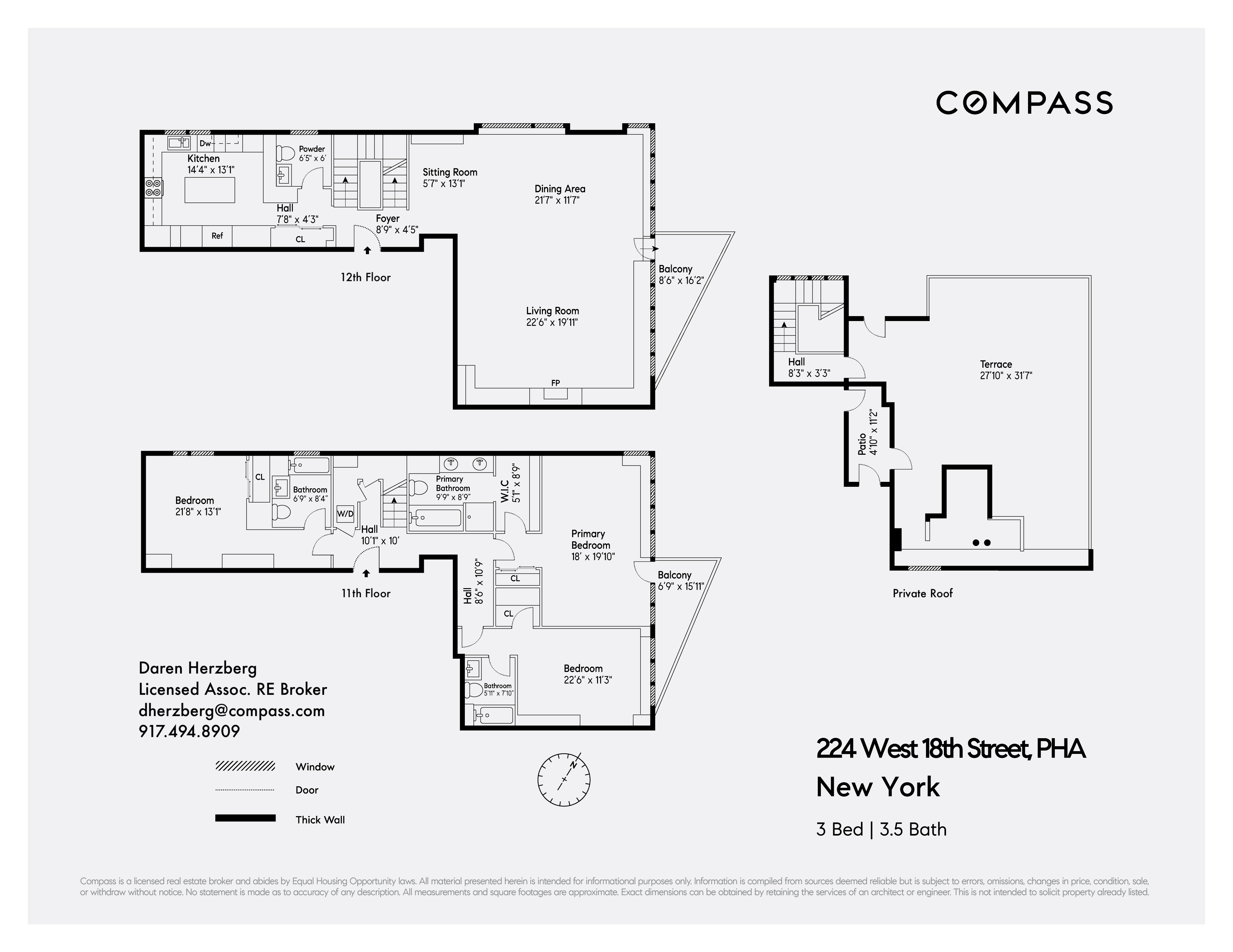 Floorplan for 224 West 18th Street, PHA