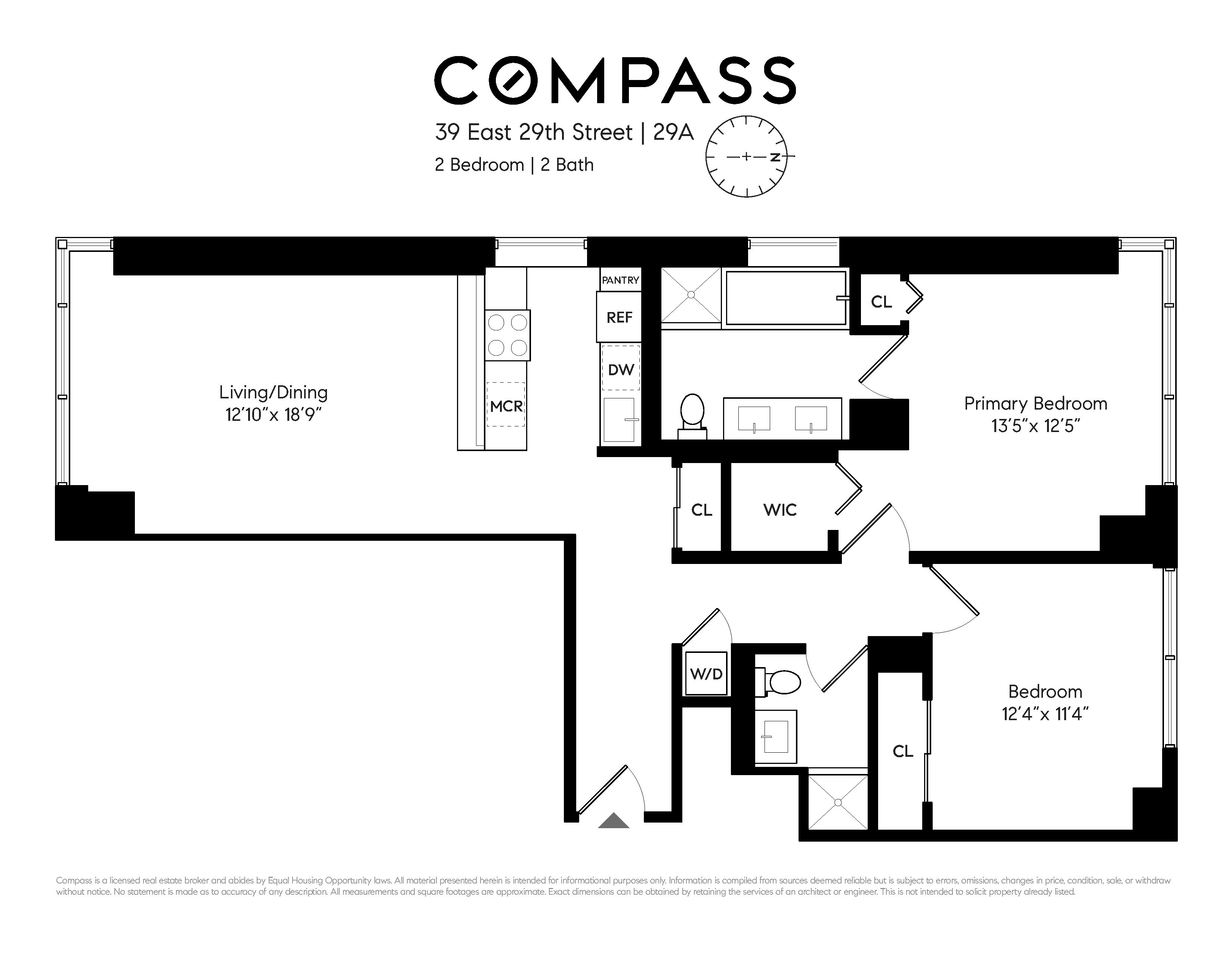 Floorplan for 39 East 29th Street, 29A