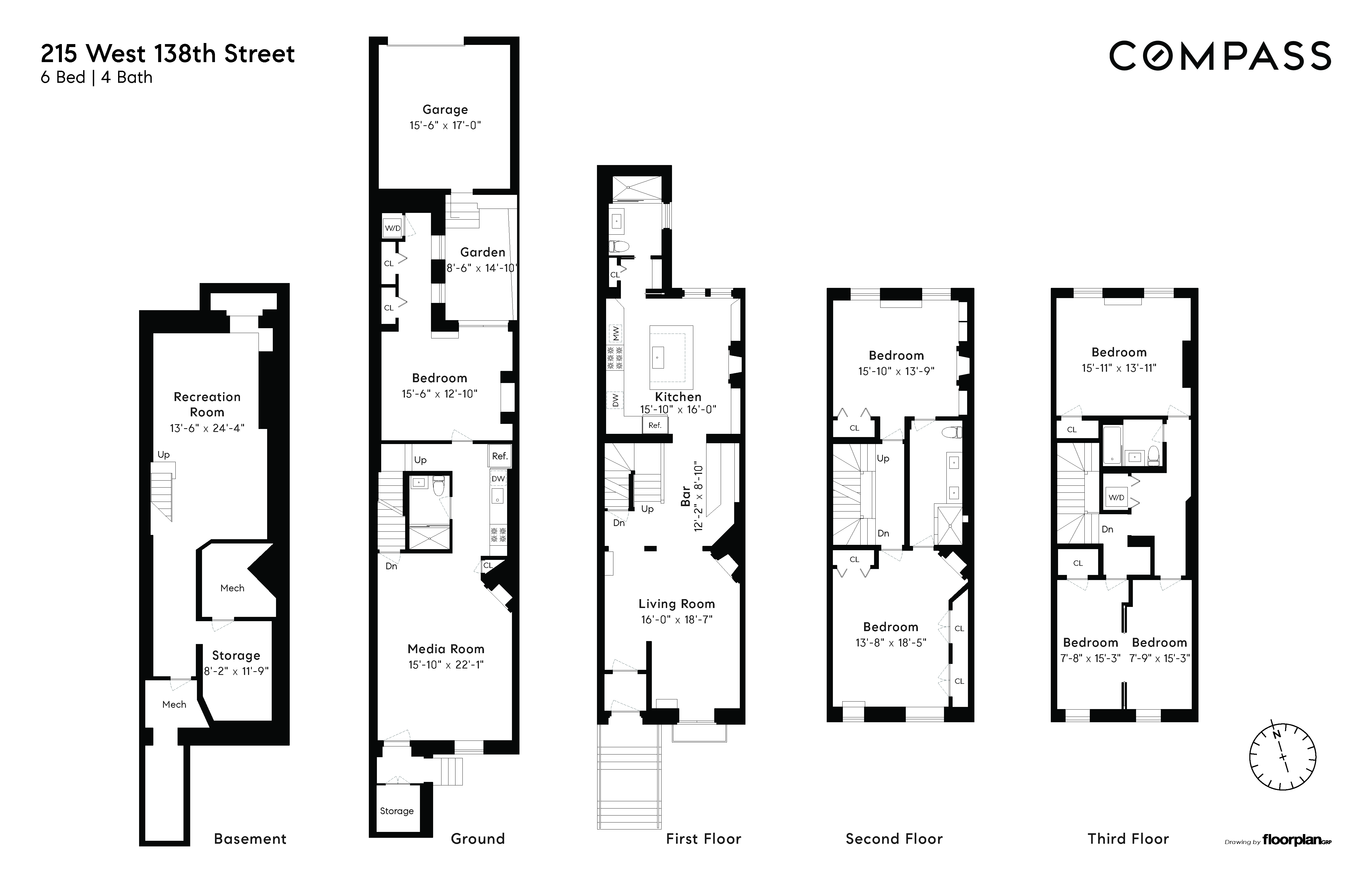 Floorplan for 215 West 138th Street