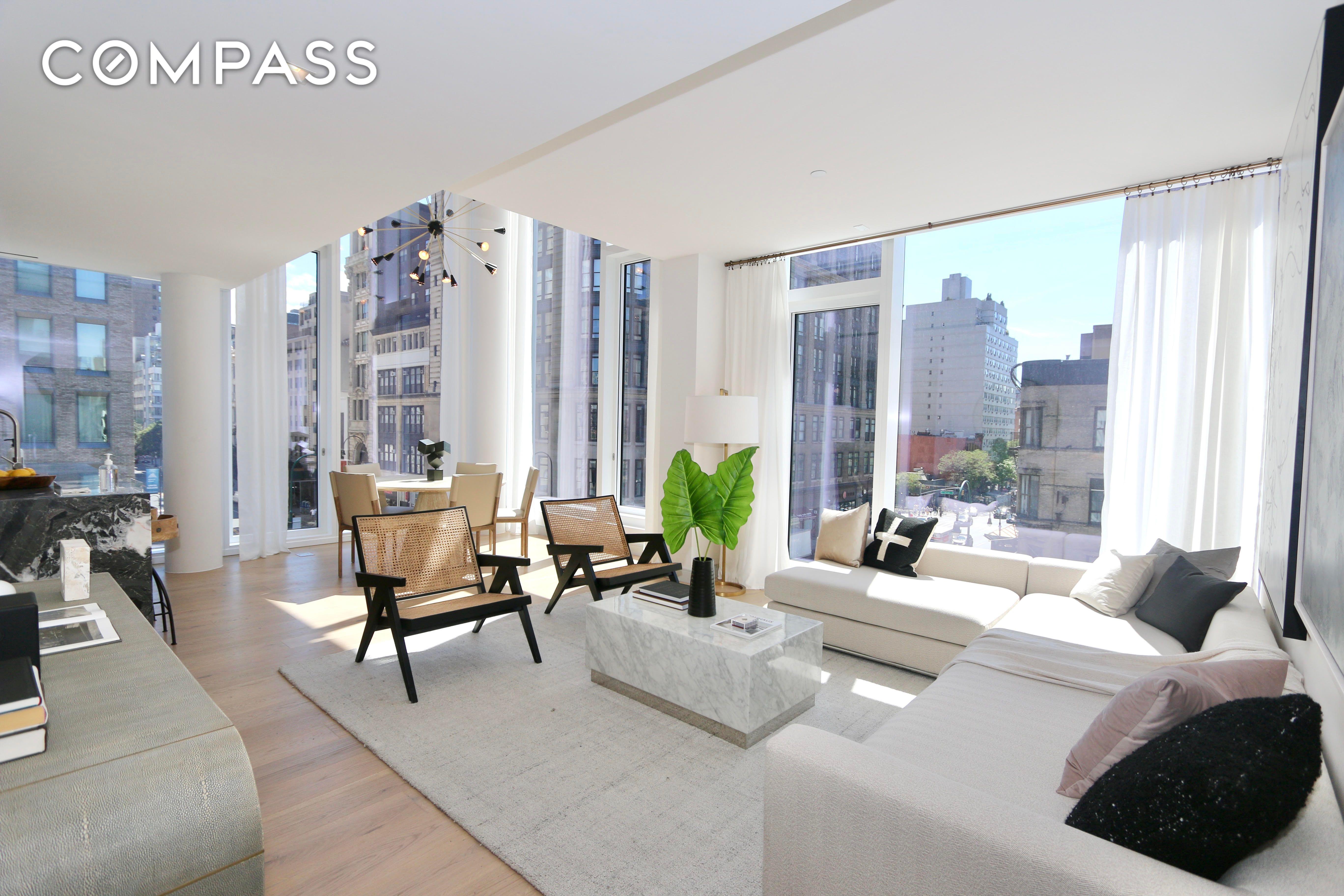 101 West 14th Street 4D, Chelsea, Downtown, NYC - 2 Bedrooms  
2 Bathrooms  
5 Rooms - 