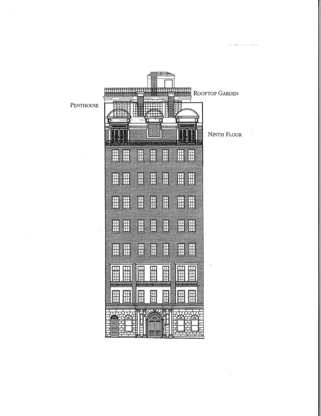 Floorplan for 105 East 38th Street, PHDUPLEX