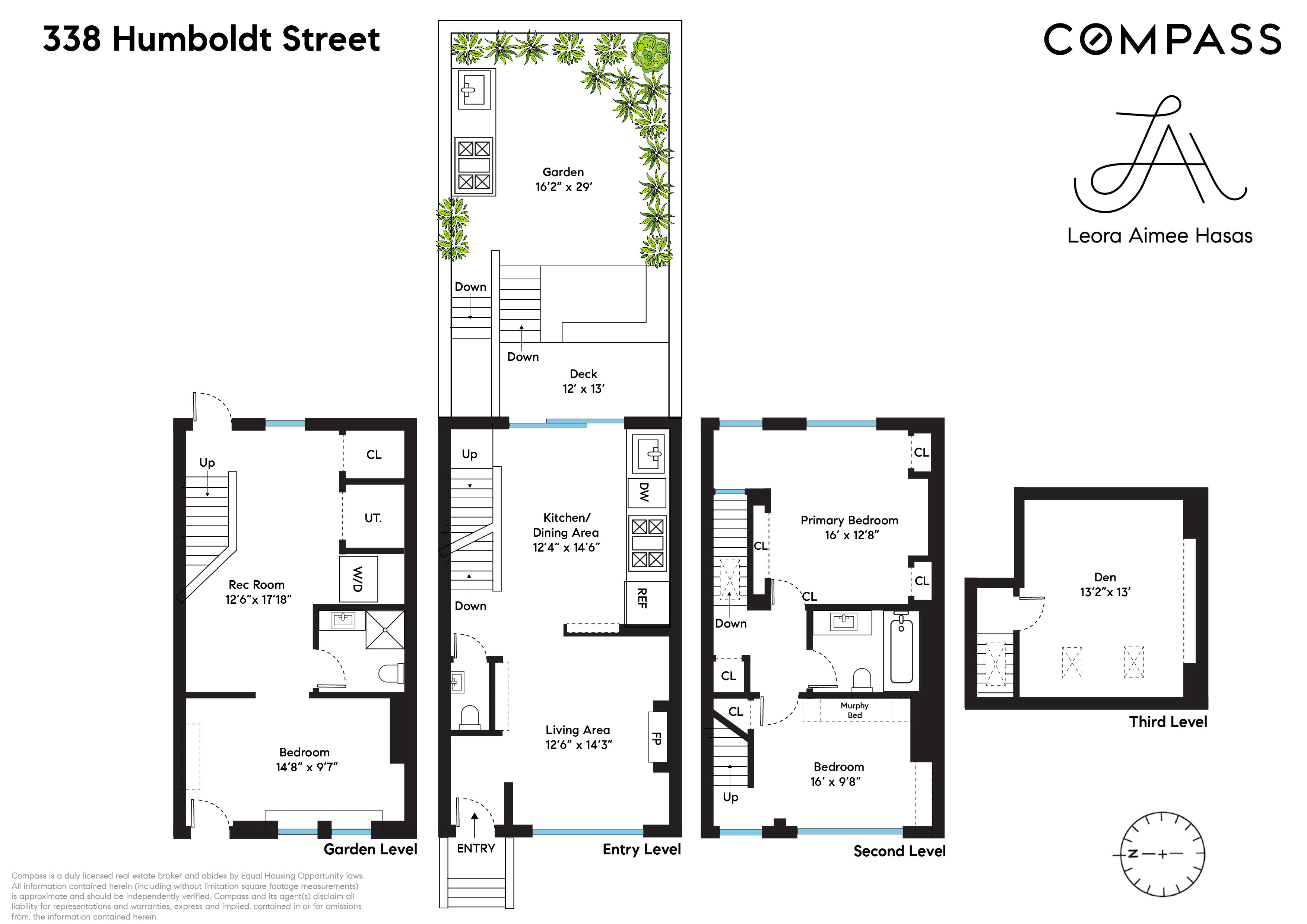 Floorplan for 338 Humboldt Street