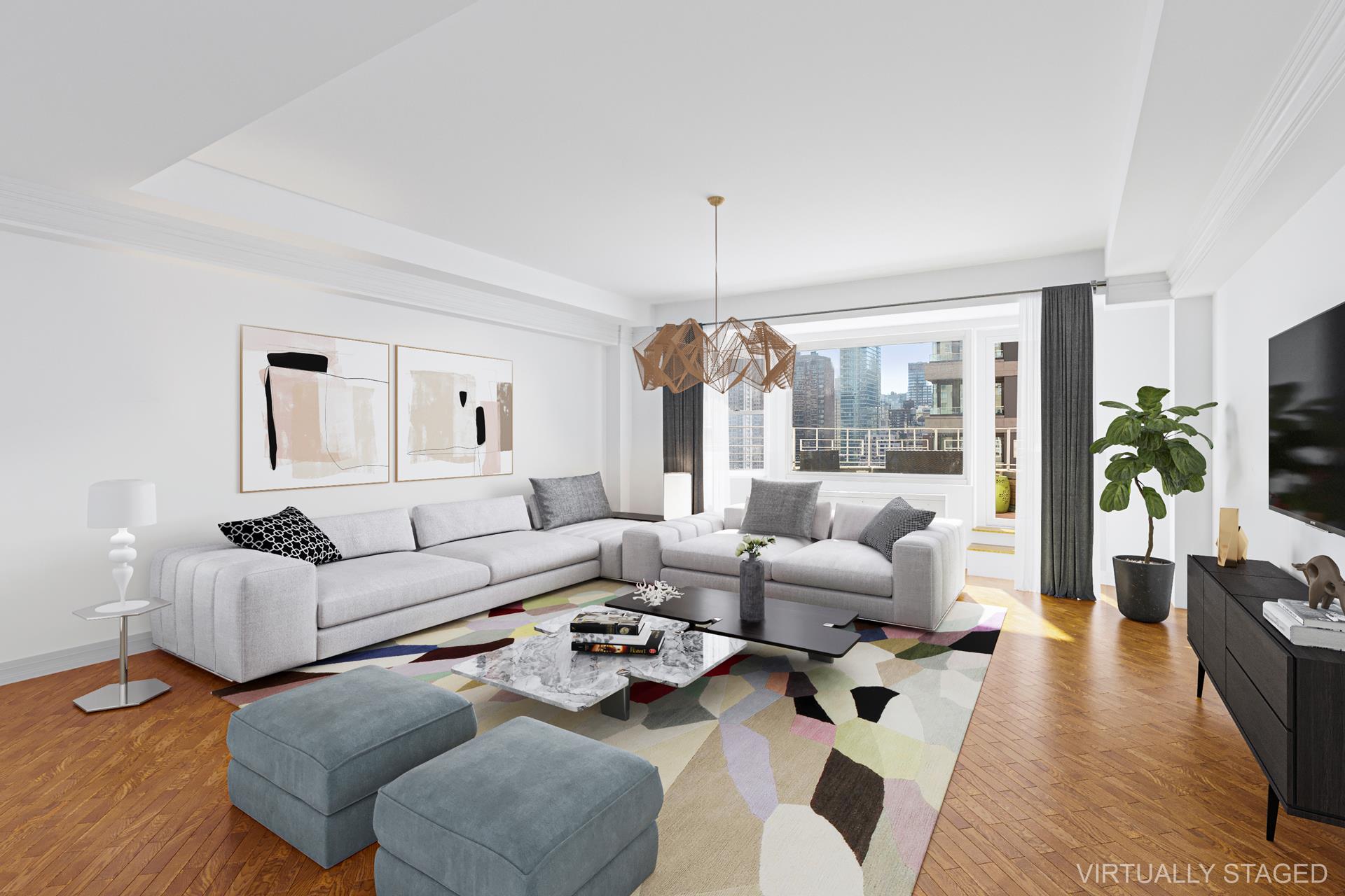 205 East 63rd Street 17A, Lenox Hill, Upper East Side, NYC - 4 Bedrooms  
4 Bathrooms  
8 Rooms - 