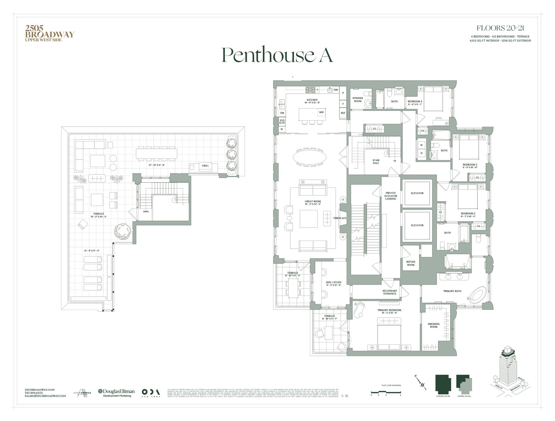 Floorplan for 2505 Broadway, PENTHOUSE