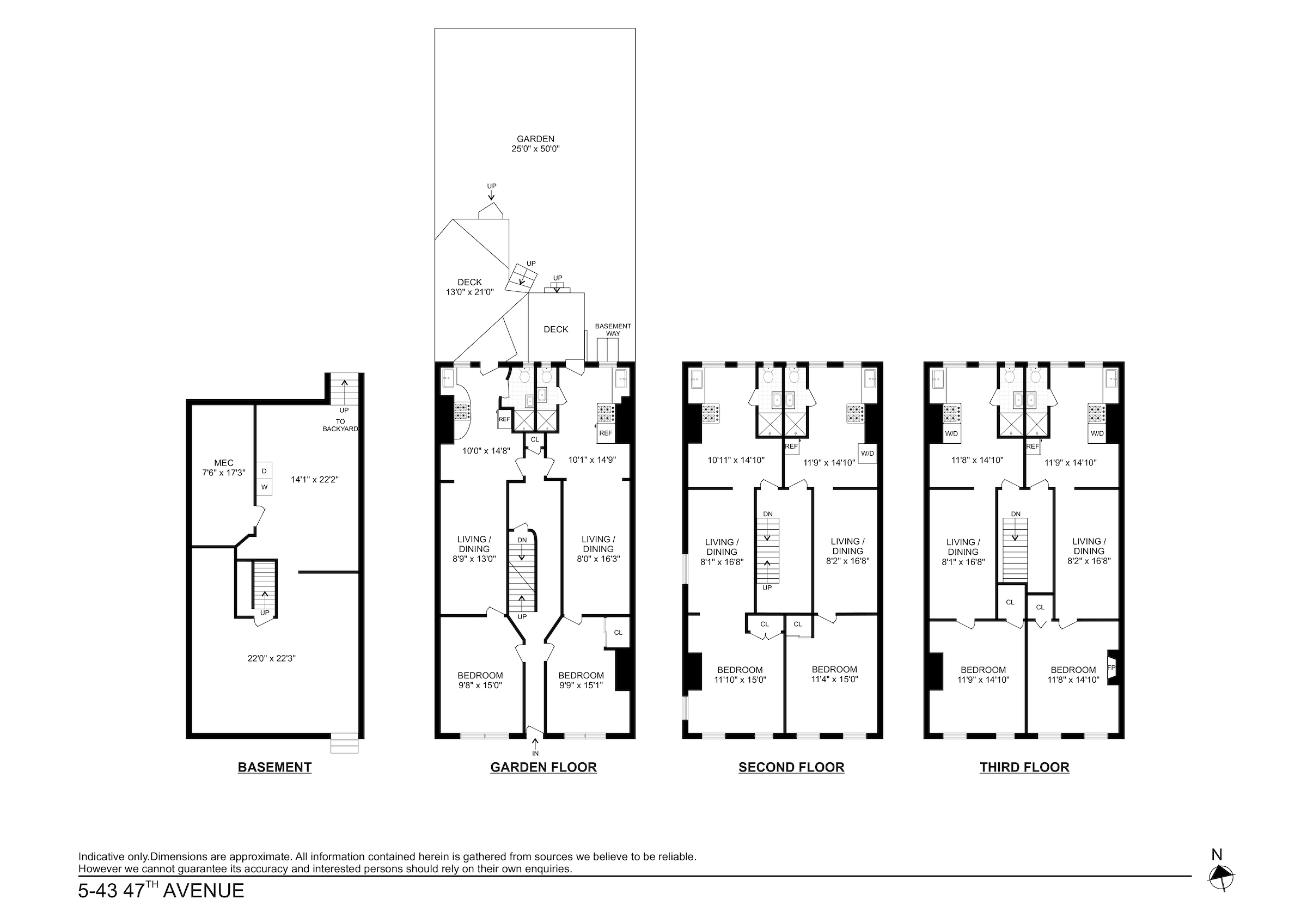 Floorplan for 5-43 47th Avenue