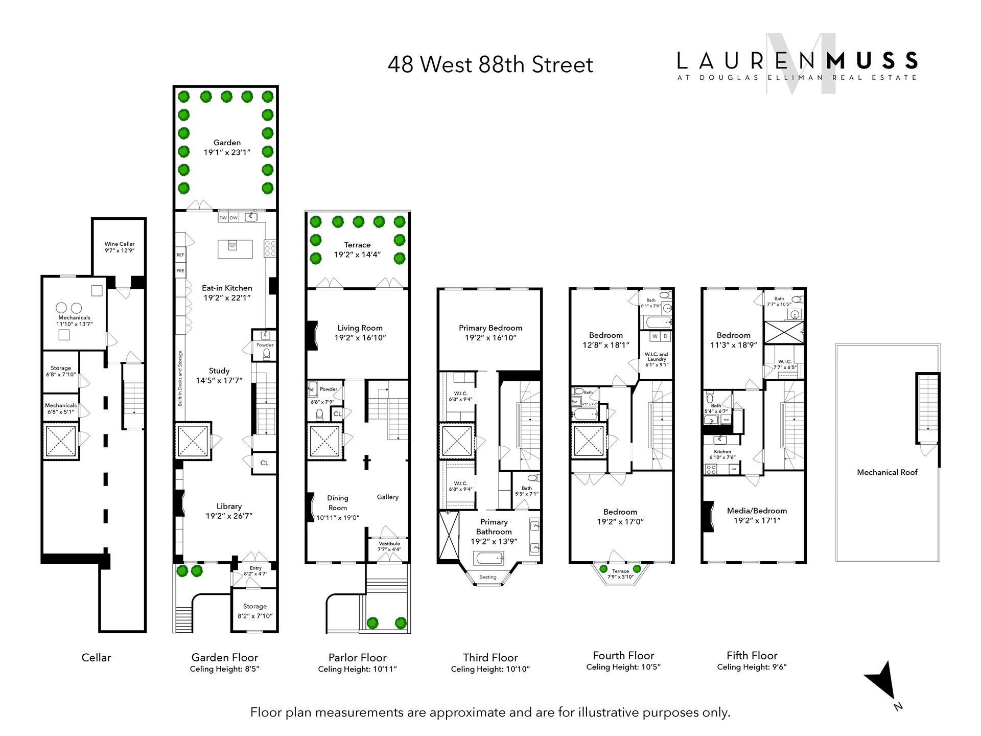 Floorplan for 48 West 88th Street