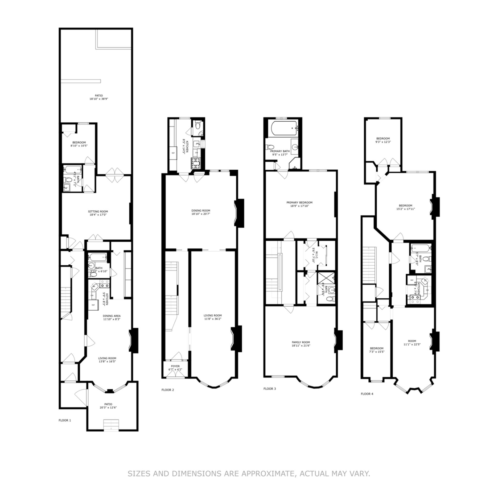 Floorplan for 144 West 119th Street