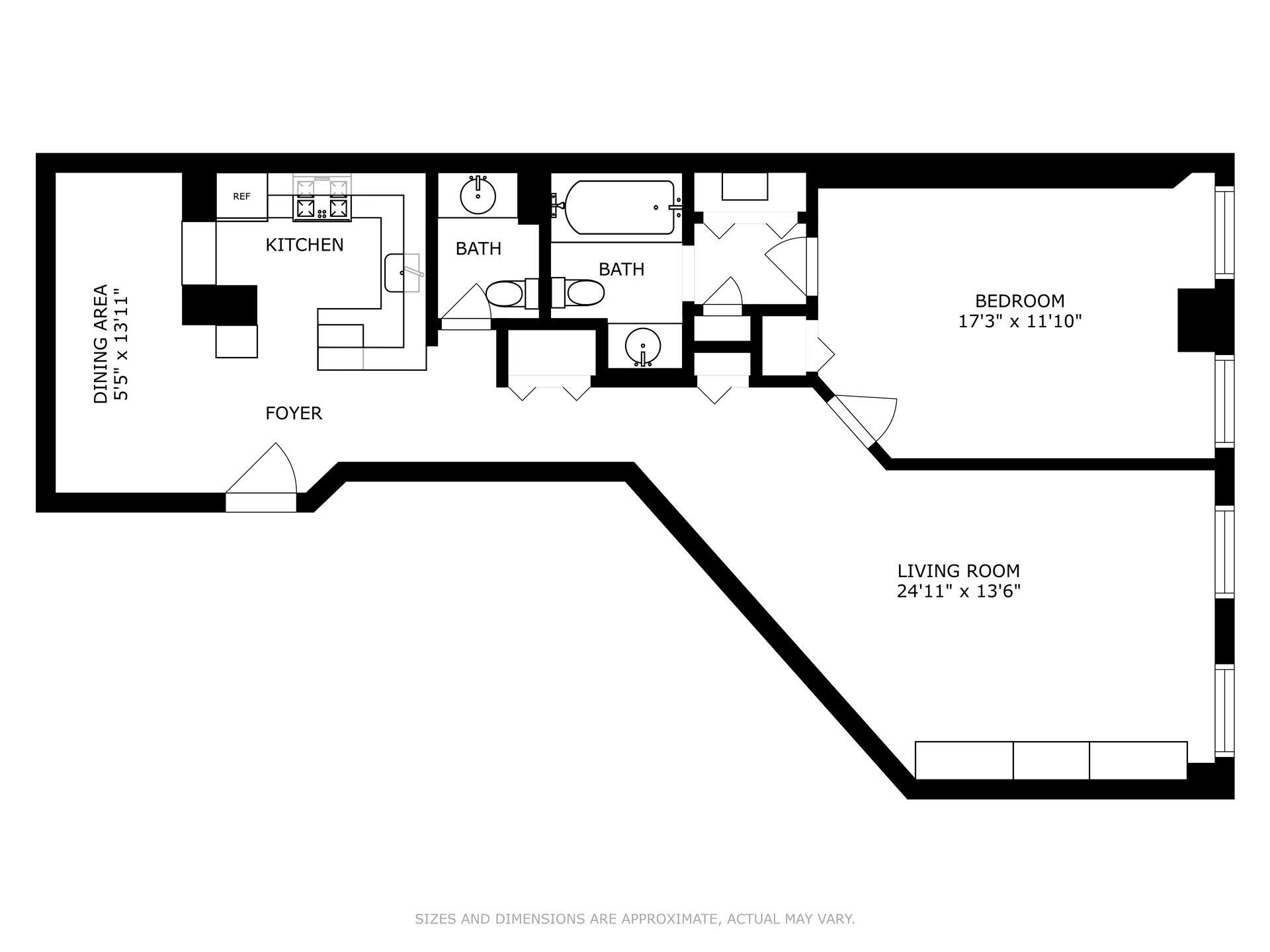 Floorplan for 425 Park Avenue, 3C