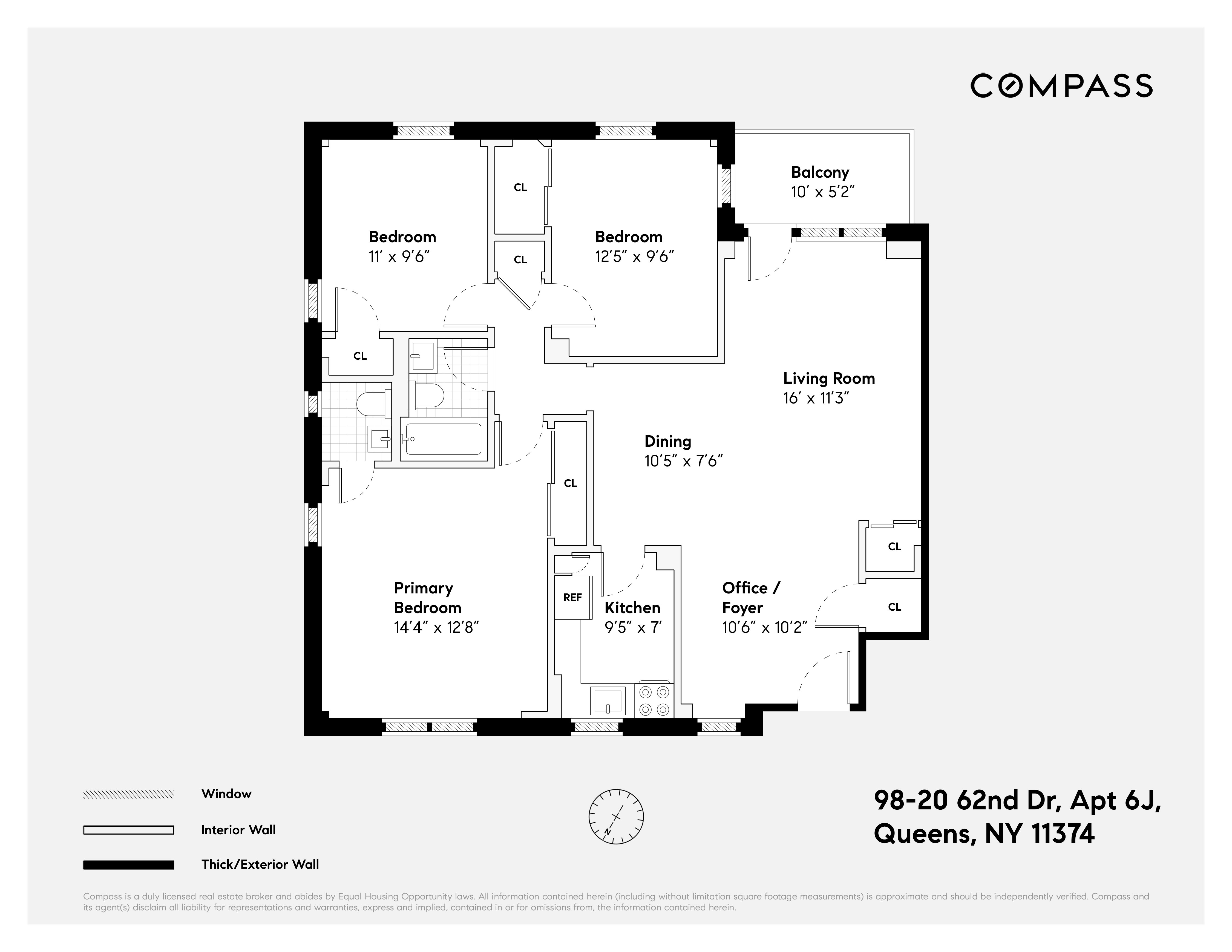 Floorplan for 98-20 62nd Drive