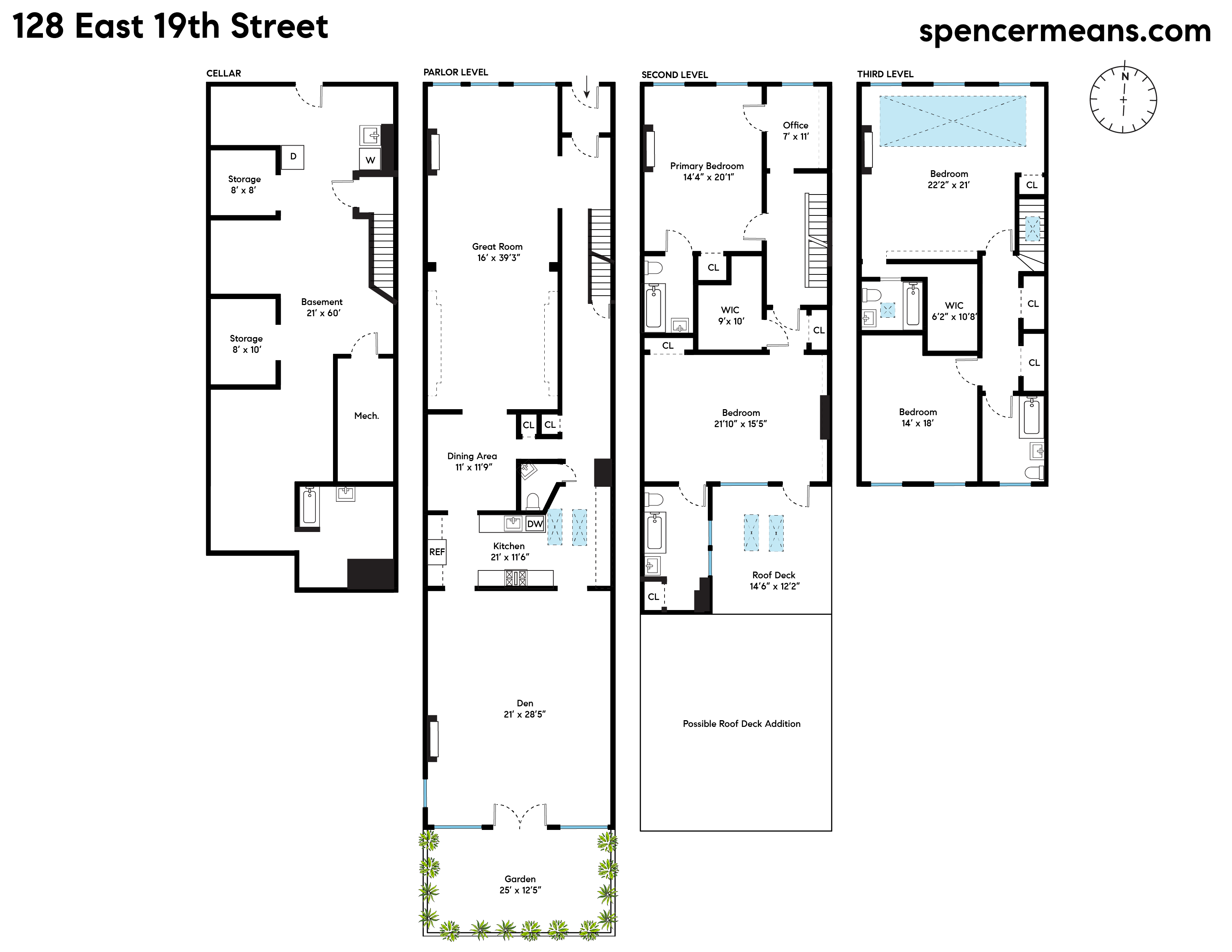 Floorplan for 128 East 19th Street
