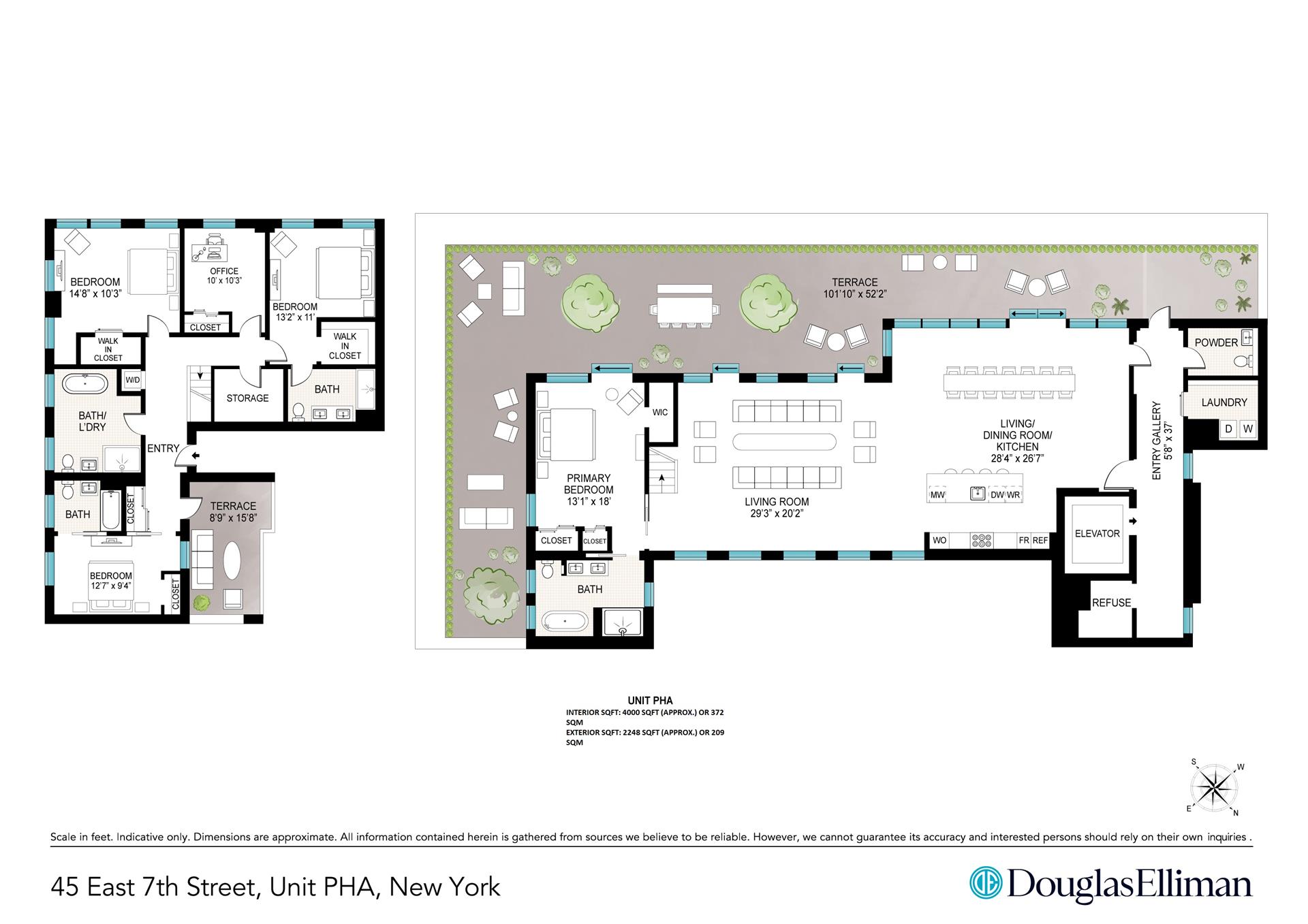 Floorplan for 45 East 7th Street, PH/6C