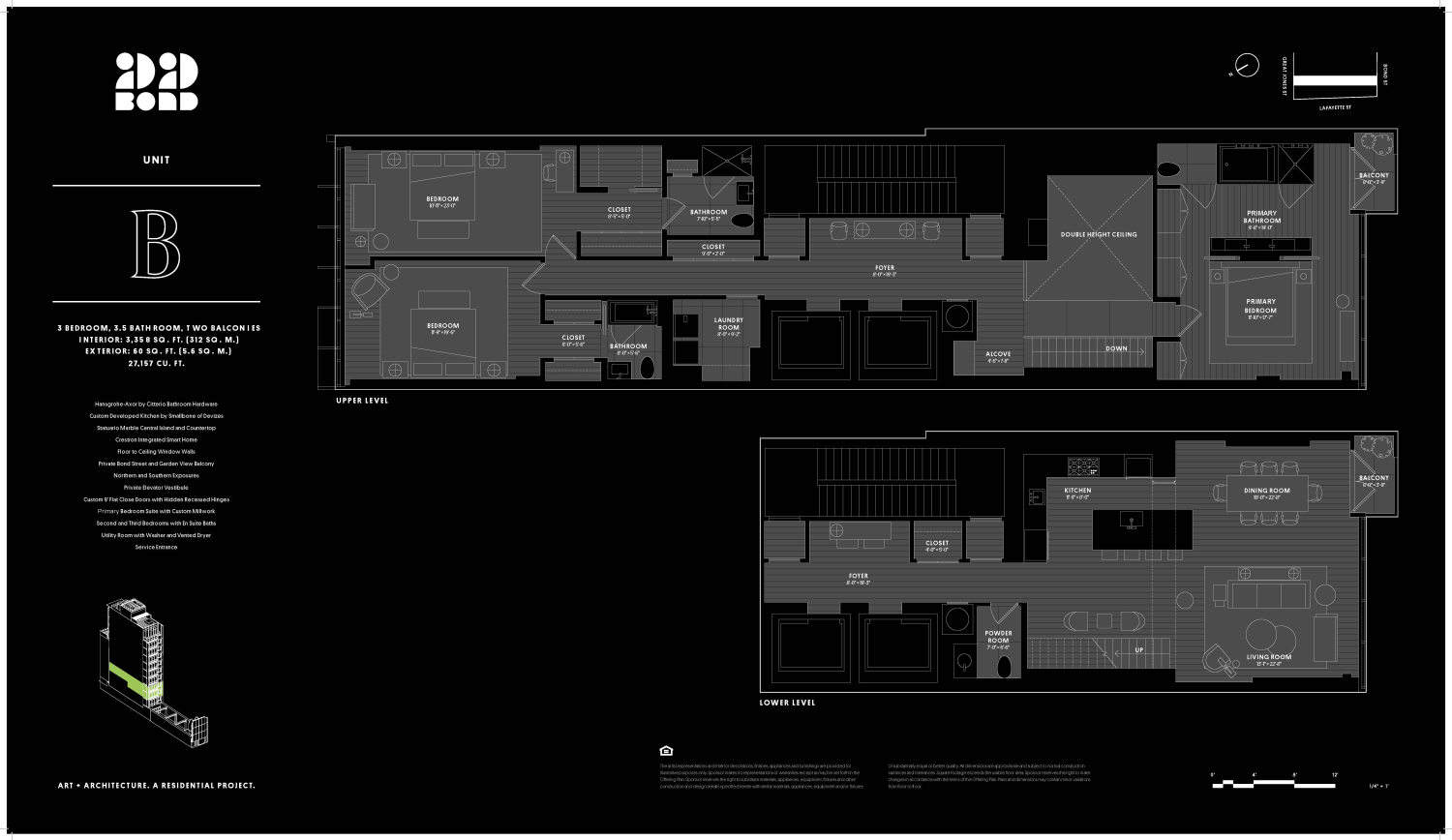 Floorplan for 22 Bond Street, 3/4