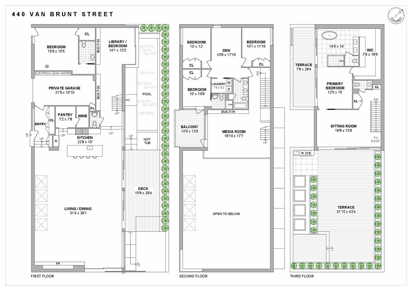 Floorplan for 440 Van Brunt Street