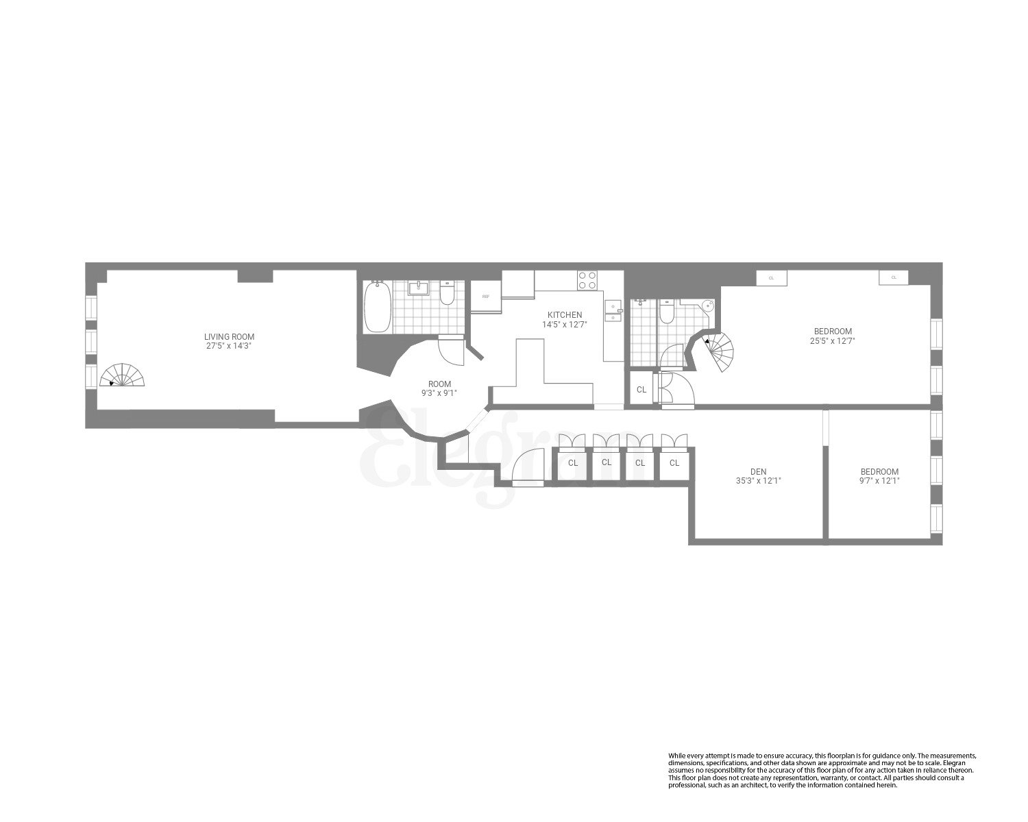 Floorplan for 235 East 49th Street, 1-CD