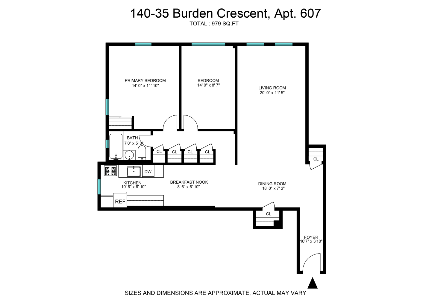Floorplan for 140-35 Burden Crescent