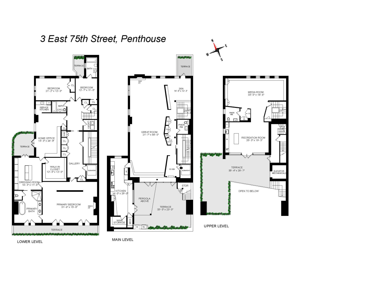 3 E 75TH Street, New York, NY 10021, 3 Bedrooms Bedrooms, 9 Rooms Rooms,4 BathroomsBathrooms,Residential,For Sale,THE STUART DUNCAN,75TH,RPLU-33422763750