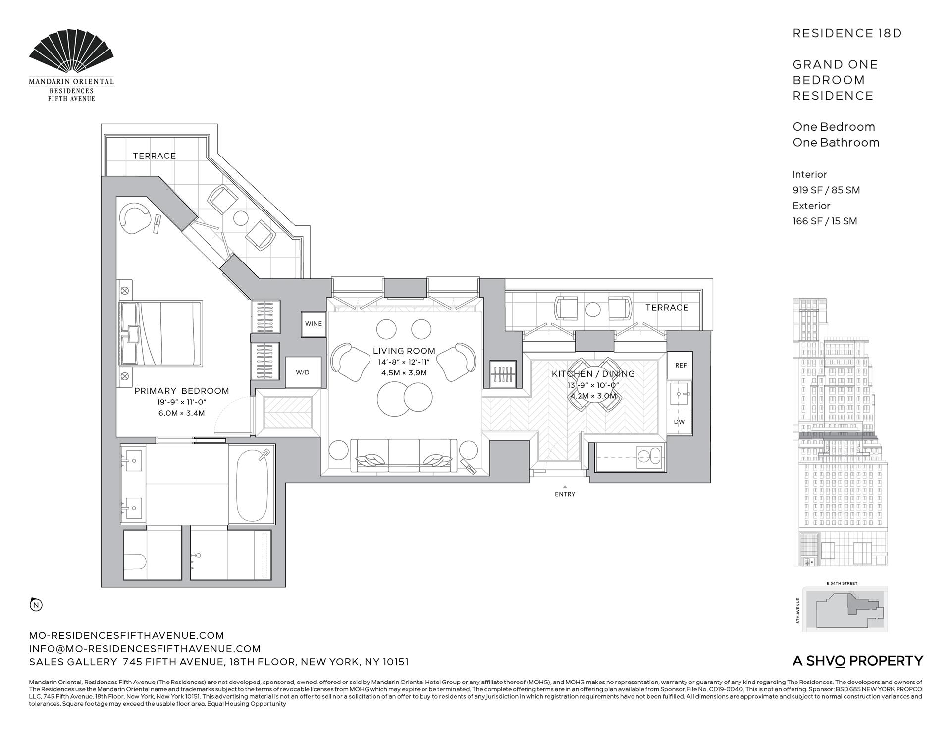 Floorplan for 685 5th Avenue, 18D