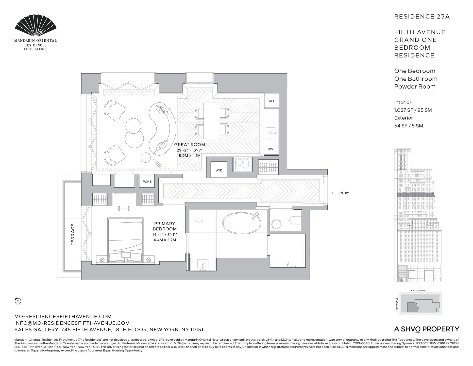 Floorplan for 685 5th Avenue, 23A